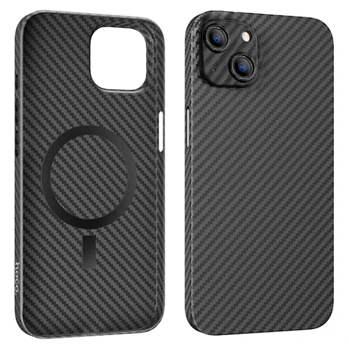 Hoco 14 6.1 Kılıf Manyetik Magsafeli Kamera Korumalı Telefon Kılıfı-(5775)