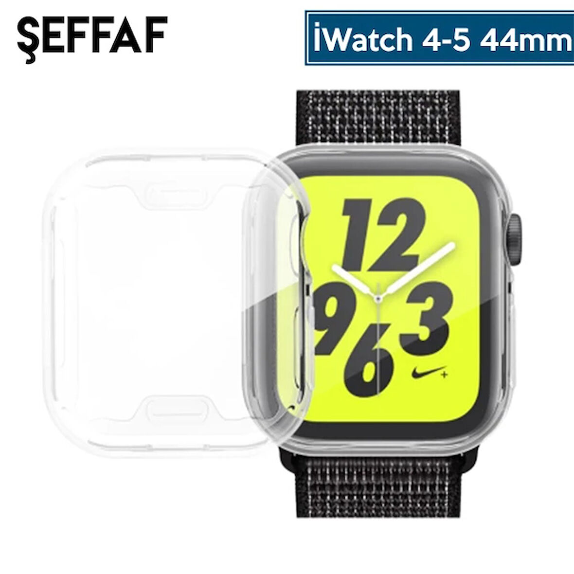 Ally İwatch 44Mm 360 Koruma Slim Silikon Kılıf-(5775)