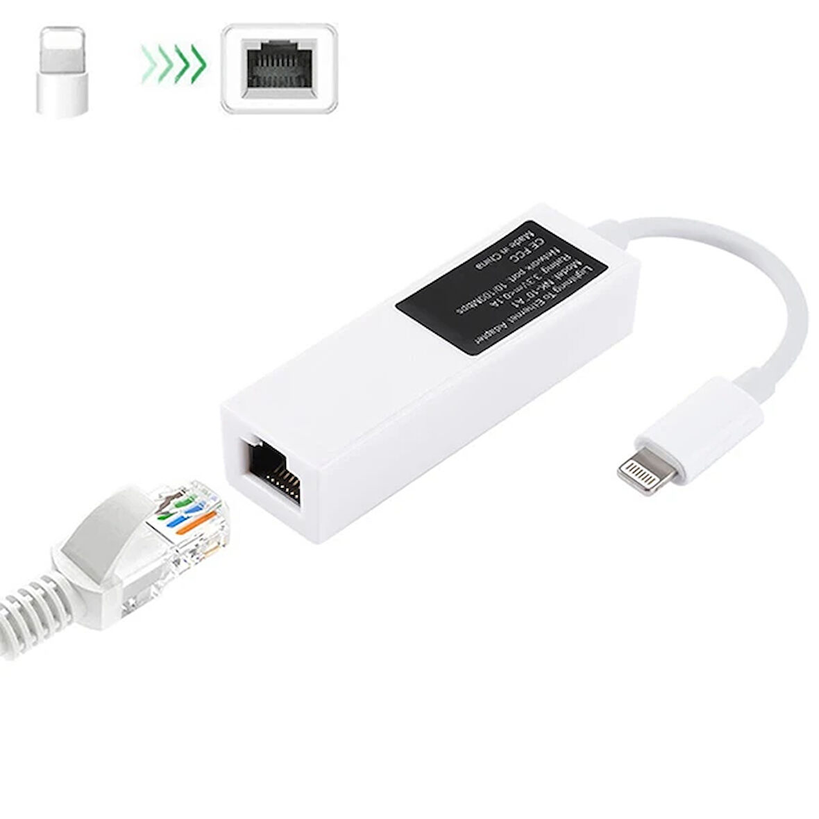 İphone/İpad To Ethernet Rj45 Adaptörü Nk107A1-(5775)