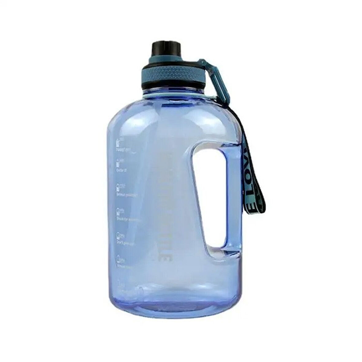 Ally Motivasyon Su Matarası 2200 Ml Suluk Spor Su Şişesi - Bpa Içermez-(5775)