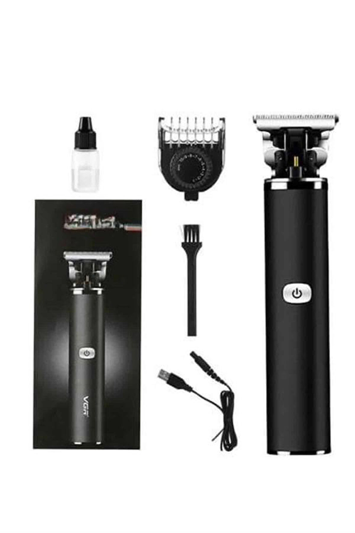 Tıraş Makinesi Profesyonel Suya Dayanıklı Paslanmaz Çelik Sine Kaydı Çizik Tıraş