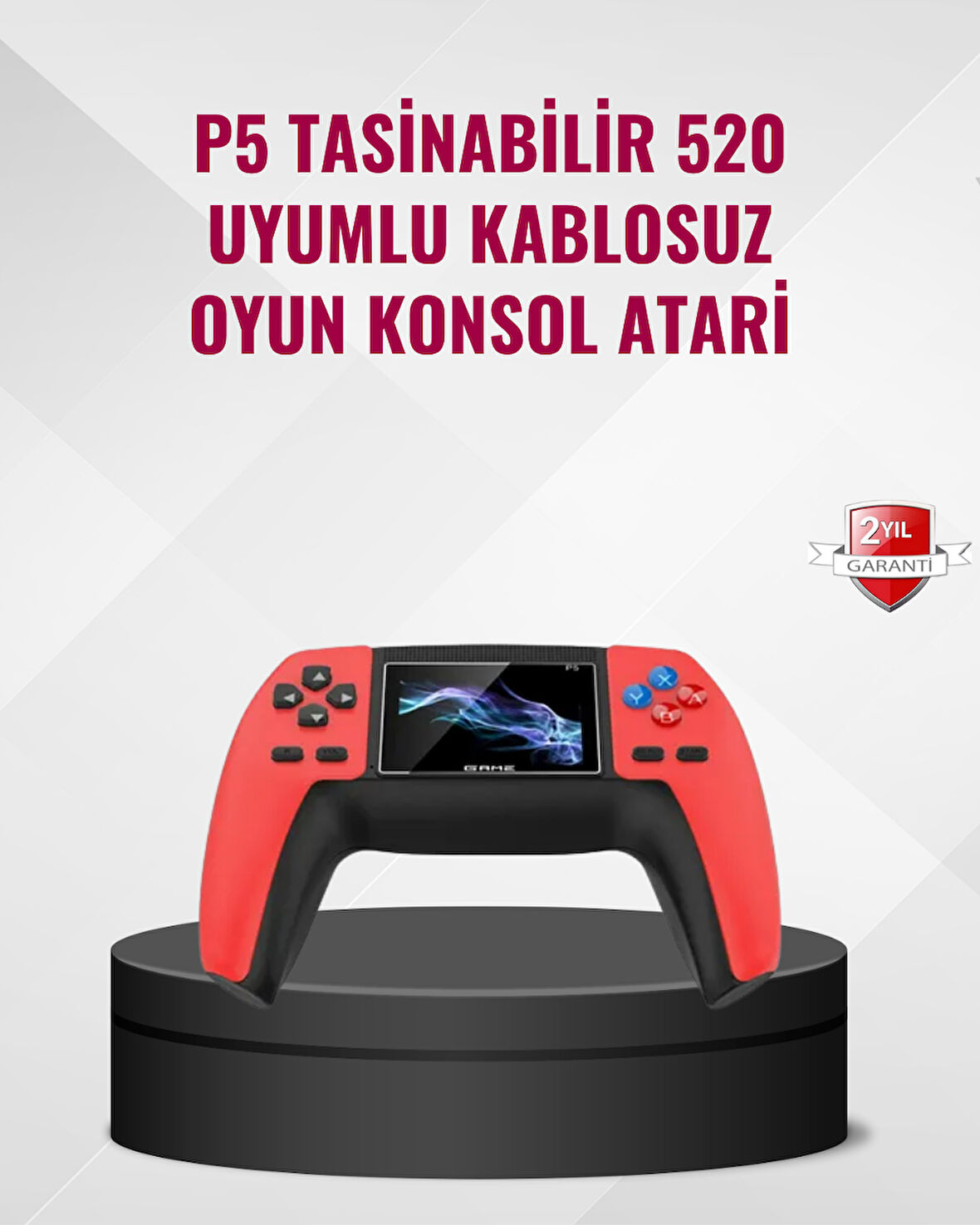 P5 Gamepad 520 Oyunlu Taşınabilir Oyun Konsolu