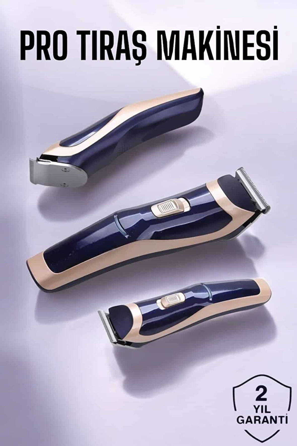 Profesyonel Şarjlı Saç Ve Sakal Traş Makinesi Kolay Kullanım