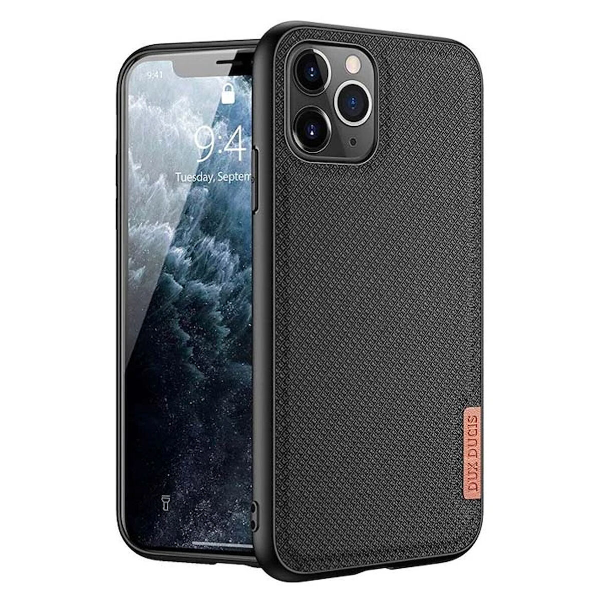 Dux Ducis Fino Serisi 11 5.8Inç Kılıf Dokuma Silikon Kılıf-(5775)