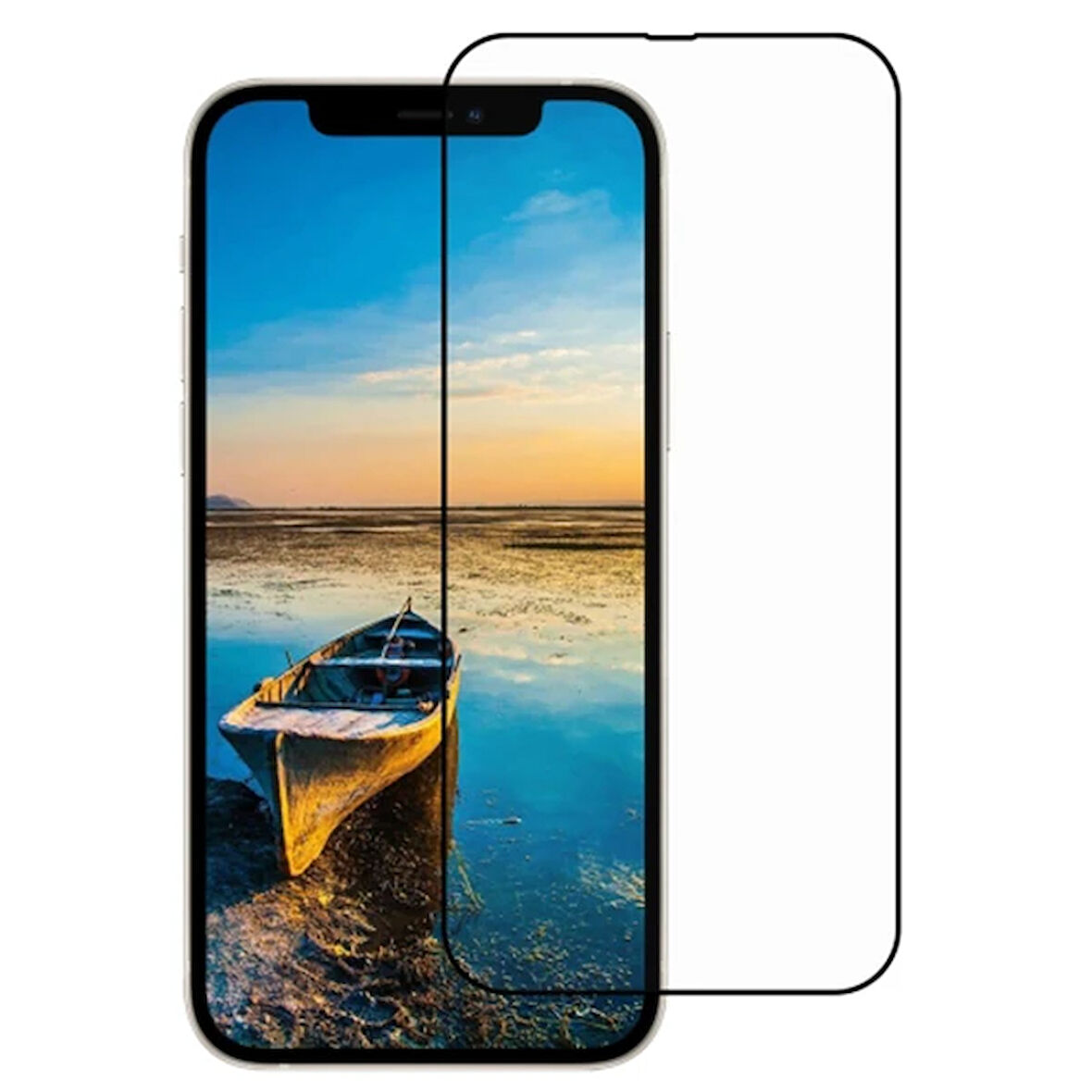 Ally 13 6.7 9D Full Tempered Cam Ekran Koruyucu-(5775)