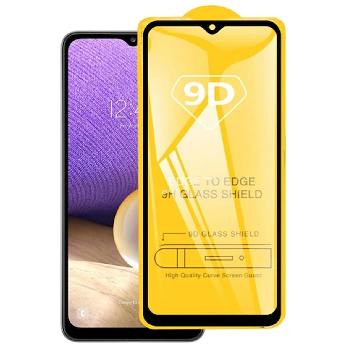 Ally Sm A32 Full Glue-Tempered Cam Ekran Koruyucu-(5775)