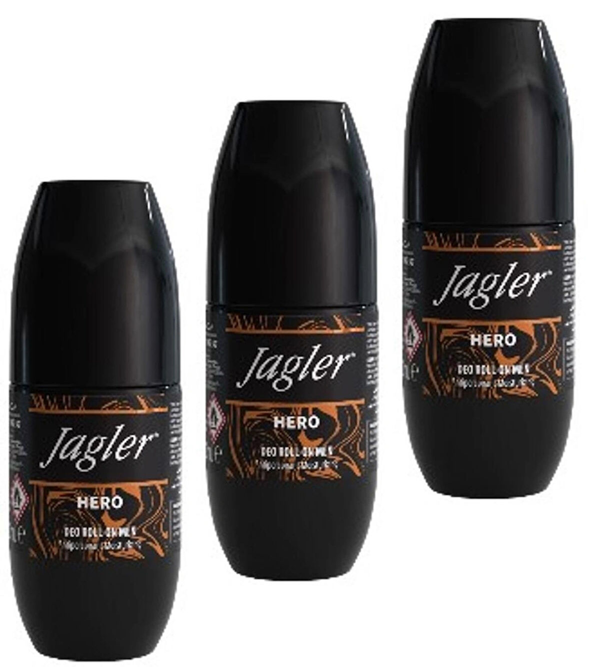 Jagler Hero Roll-On Deodorant 50ml – Kalıcı Ferahlık ve Etkileyici Koku 3 ADET