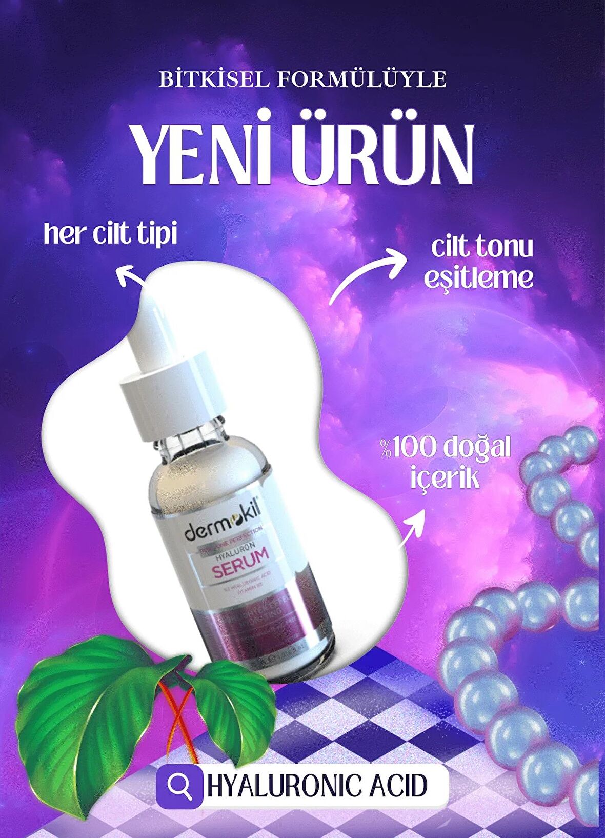 Cilt Tonu Eşitleyici Skin Tone Perfection Hyaluron Serum Highlighter Etkisi 30 mL