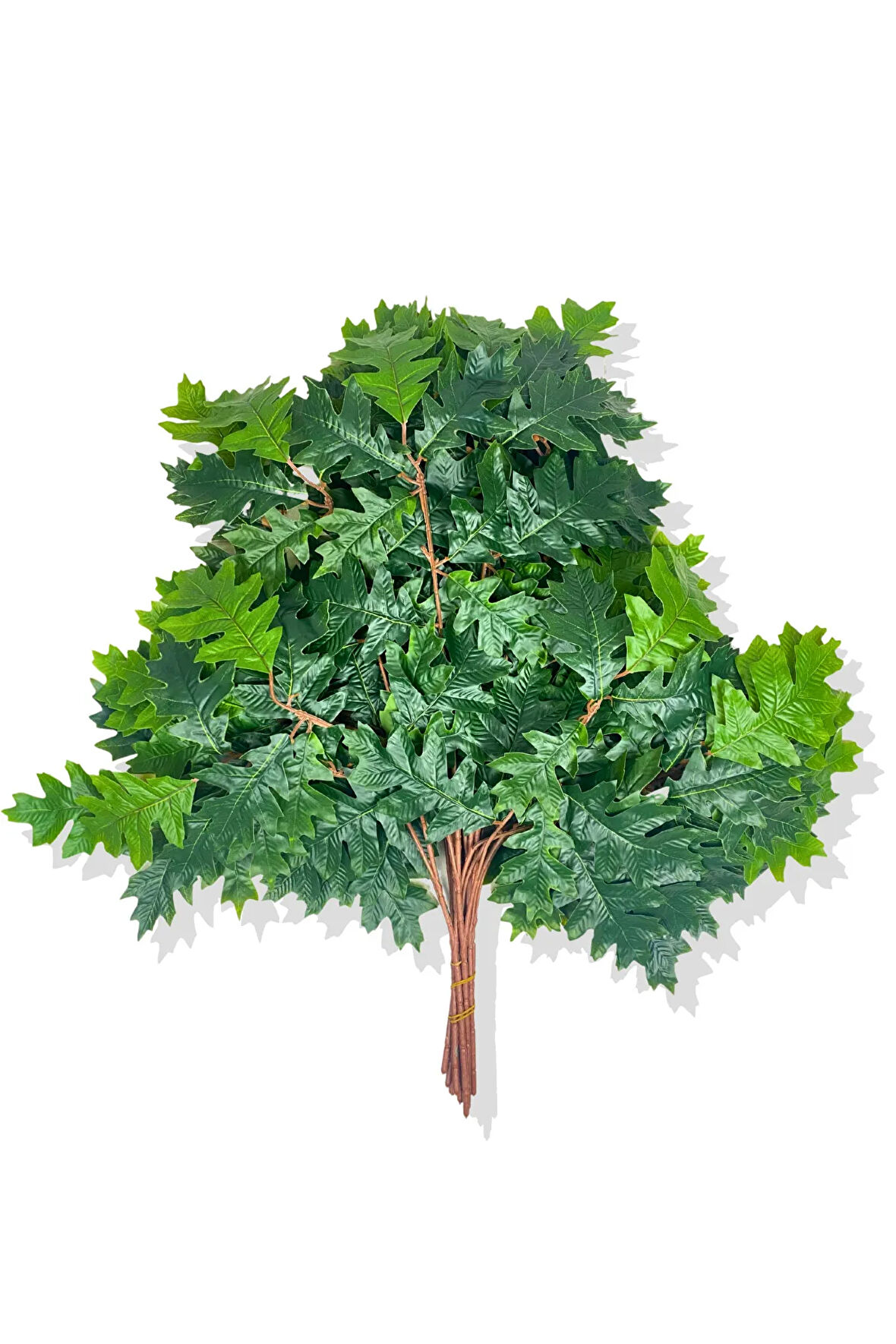 Yapay Yeşil Çınar Yaprak Demeti 12 adet 70 cm