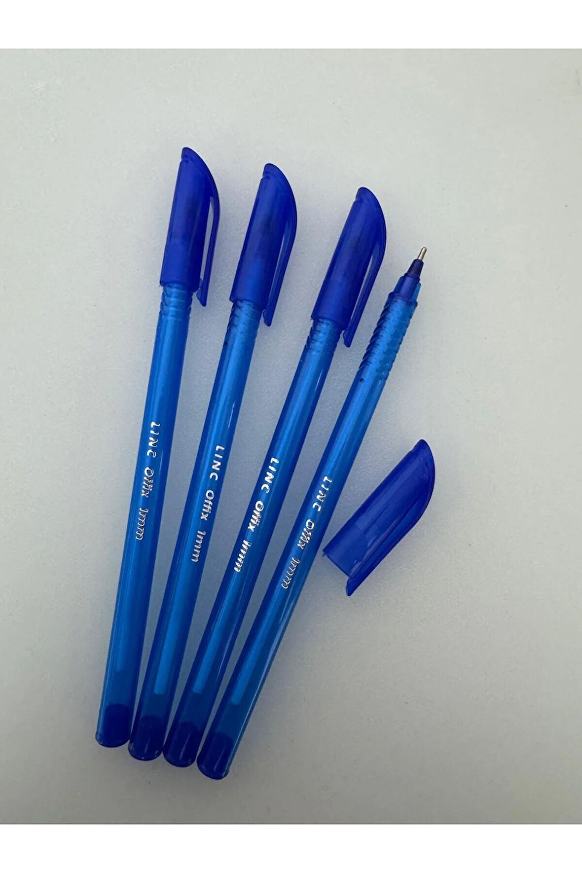 Silka Lınc Tükenmez Kalem 1 MM Mavi (4 Adet)