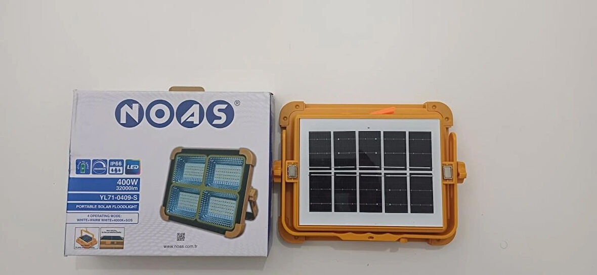 400 WATT PORTATİF KAMPCI PROJEKTÖR ÇAKARLI USB+TYPE-C