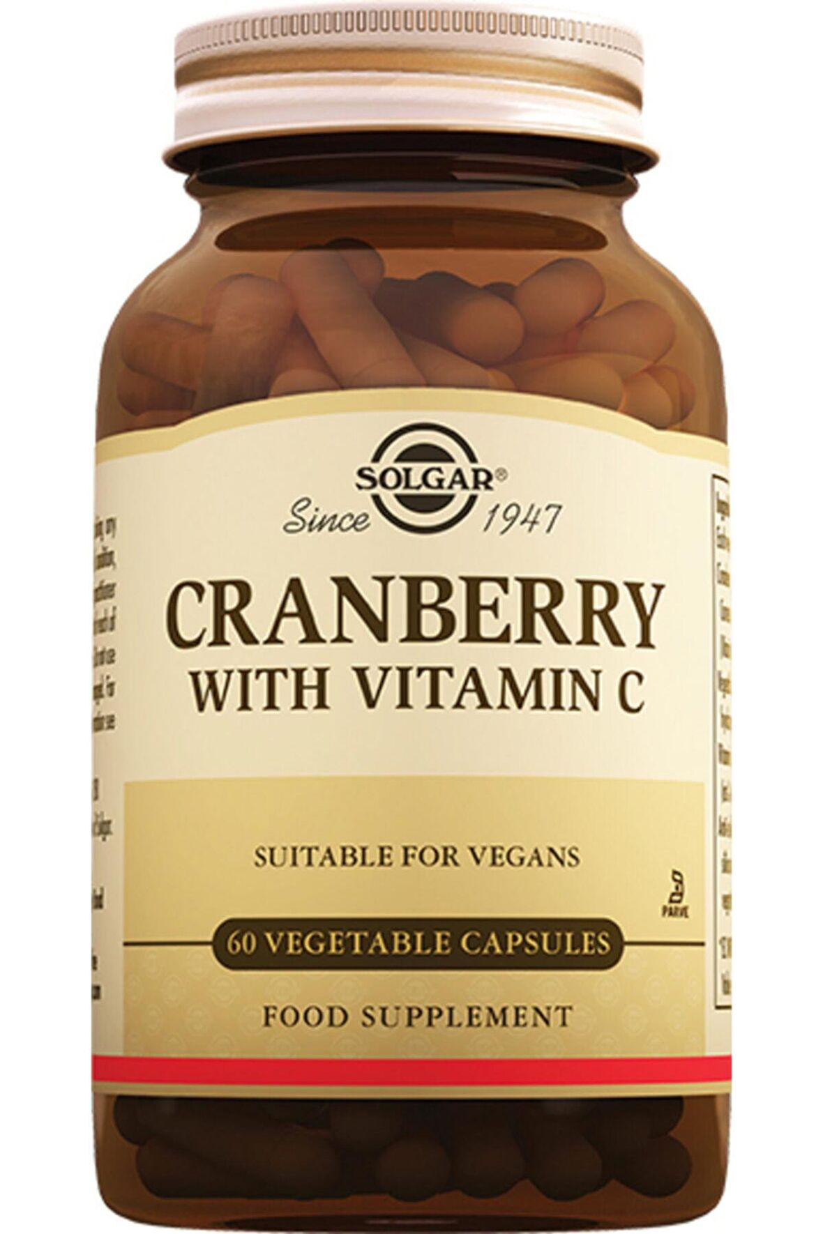 Solgar Cranberry Extract Vitamin C 60 Kapsül