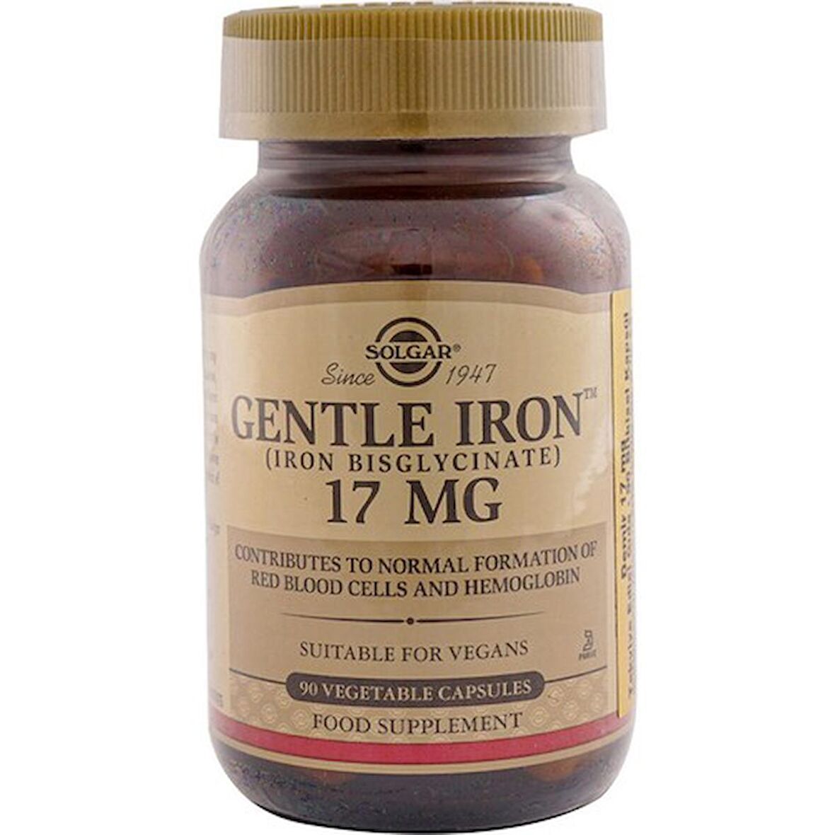 Solgar Gentle Iron 17 Mg 90 Kapsül