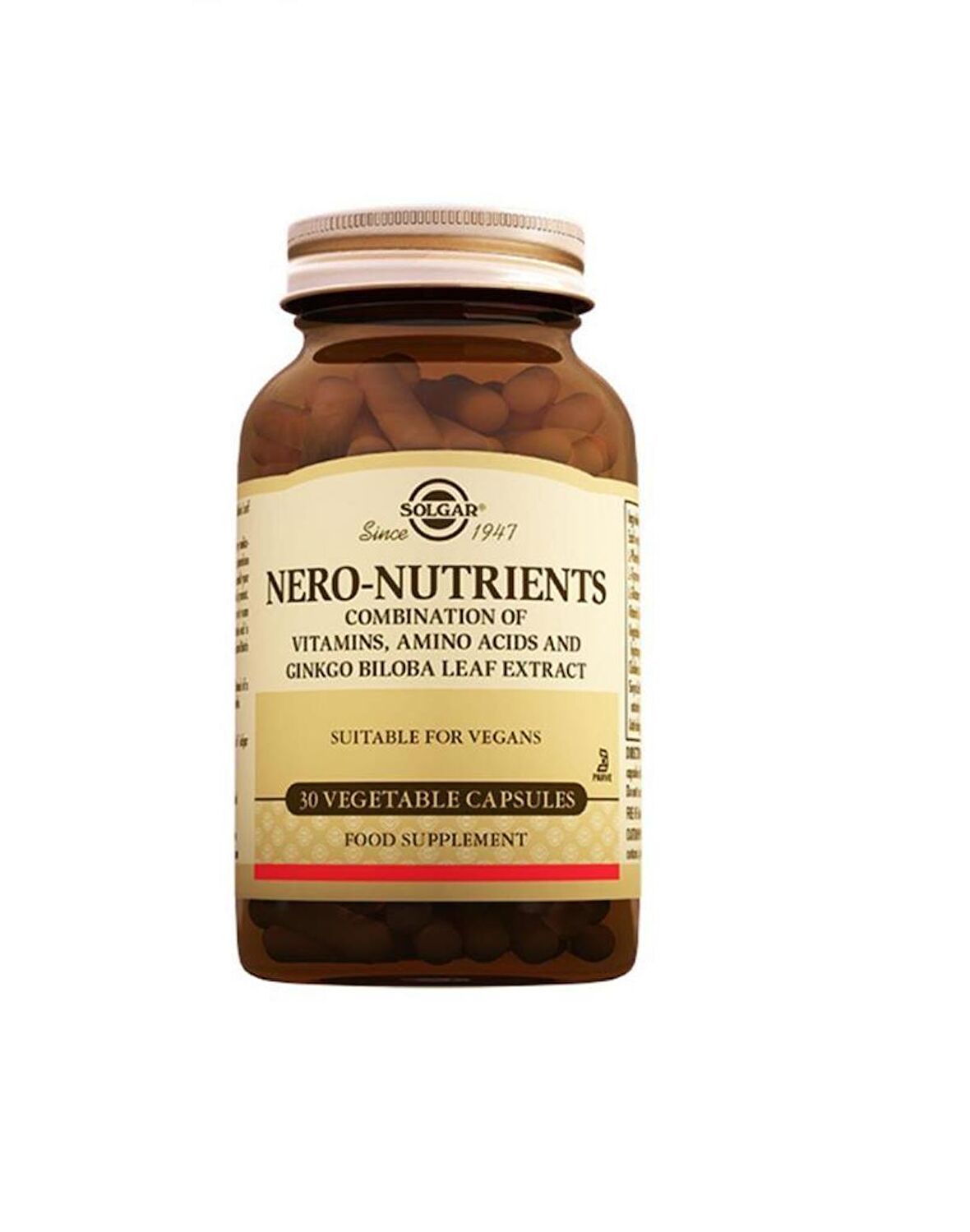 Solgar Nero Nutrients - 30 Veg Kapsül -SKT:04/2026