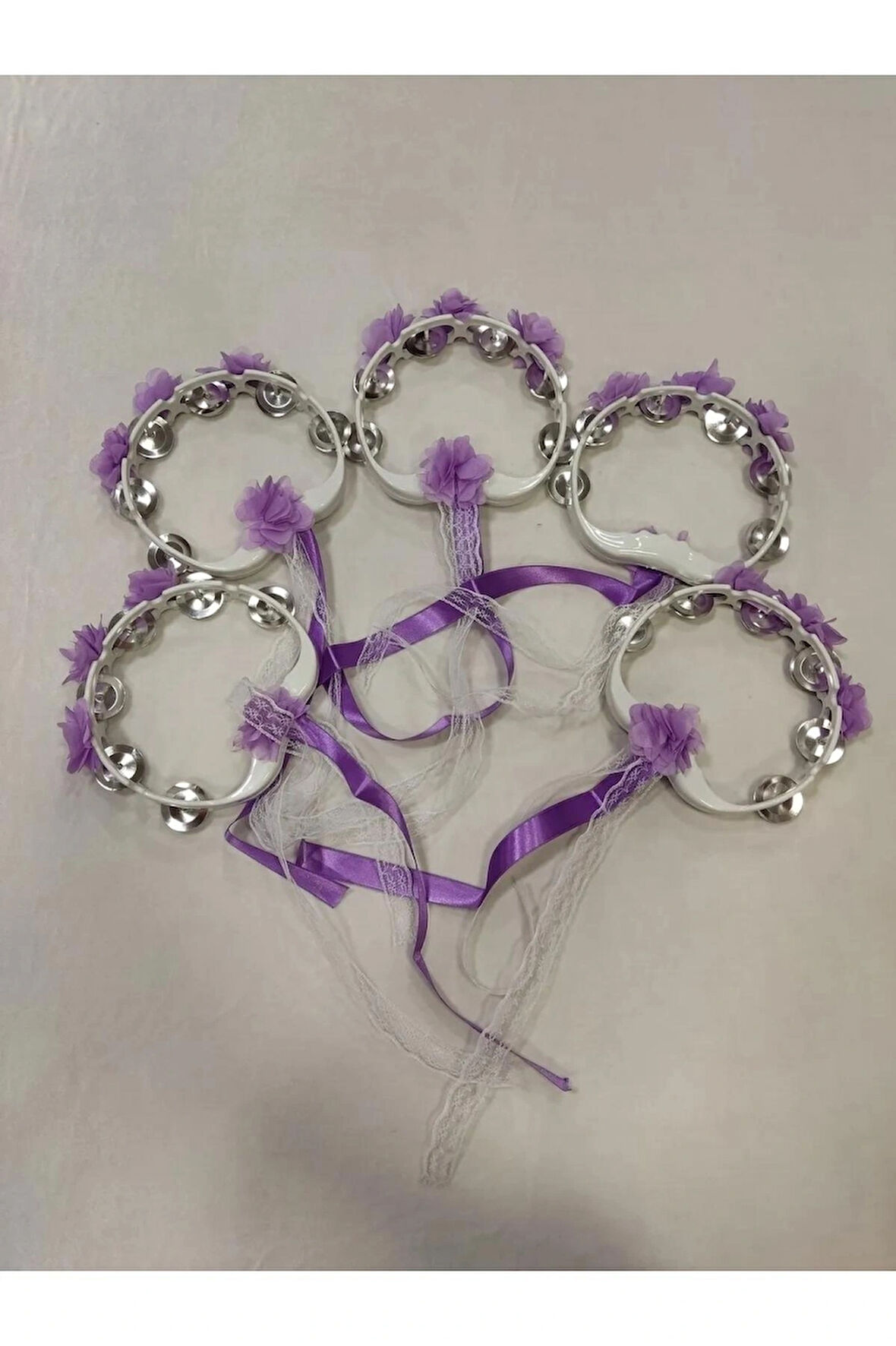 Tef Kına Gecesi Kına Malzemesi Lazer Güllü Kurdaleli Tef 10 Adet