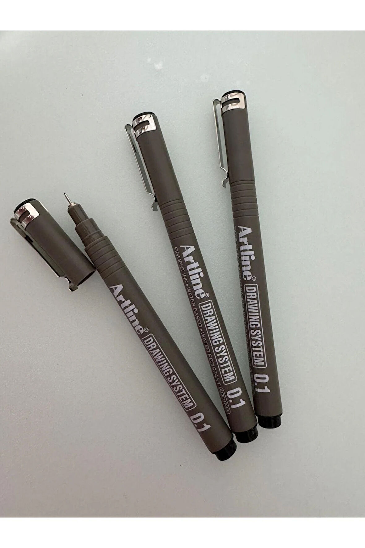 Çizim Kalemi 0.1 MM Siyah (3 adet)