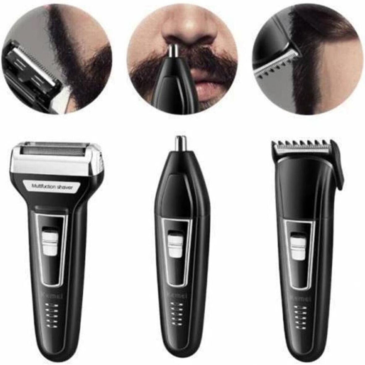 3 Saat Ve Altı Şarjlı Insua 3 Başlıklı Traş Makinesi Hk-450 3-5 İthalatçı Garantili