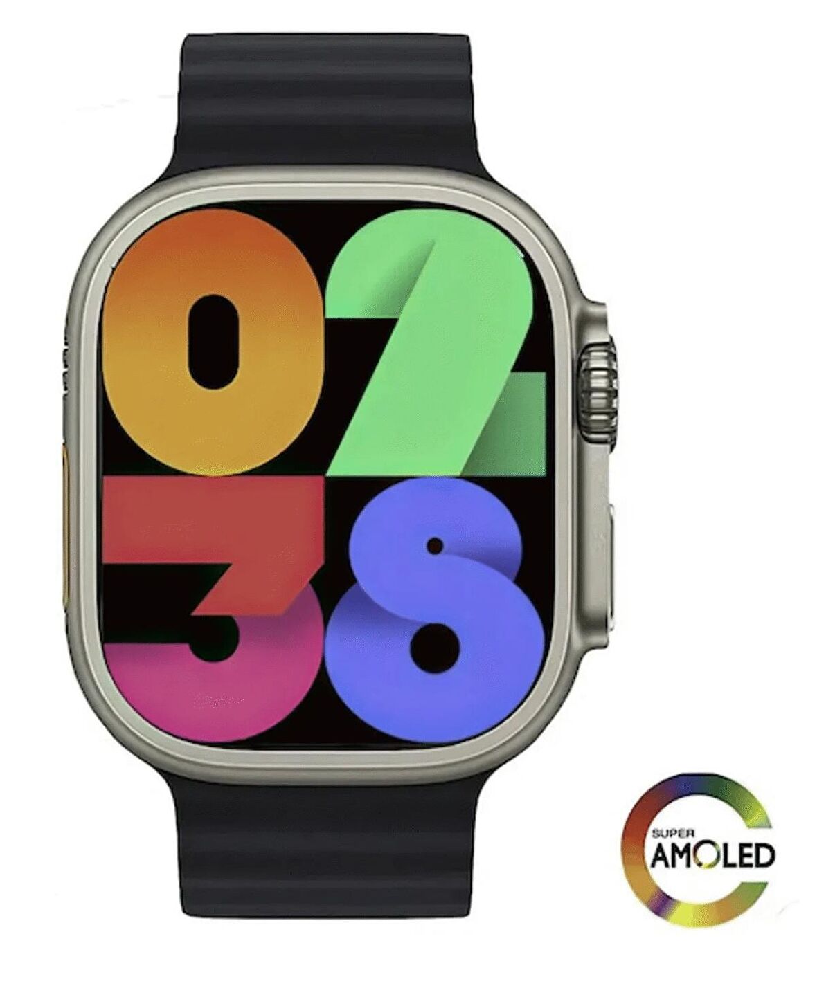 Kuppy Pro Hk8 Pro Max Ultra Watch 8 Siyah - Gri Akıllı Saat