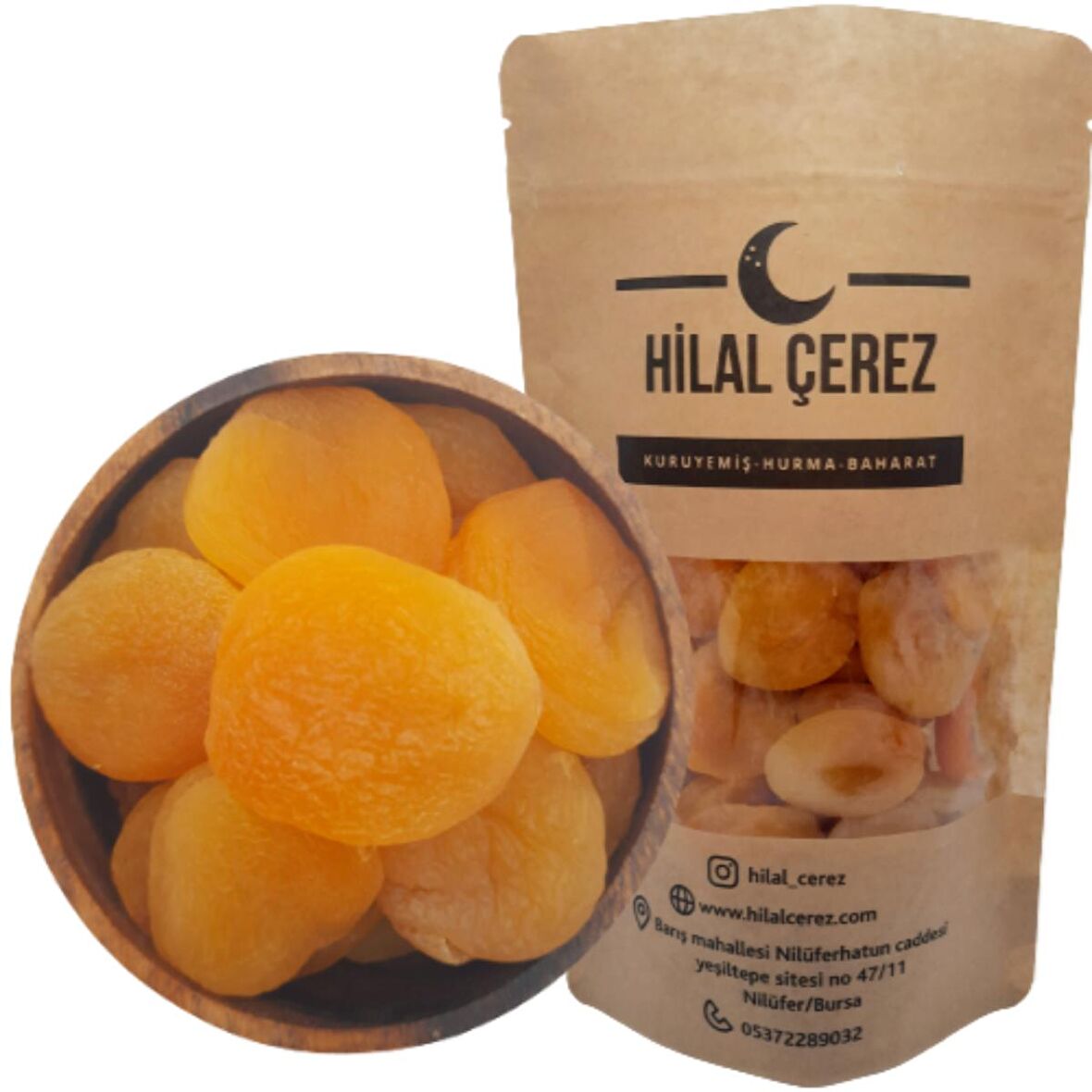 Hilal Çerez Jumbo Sarı Kayısı Şekerpare 5 kg