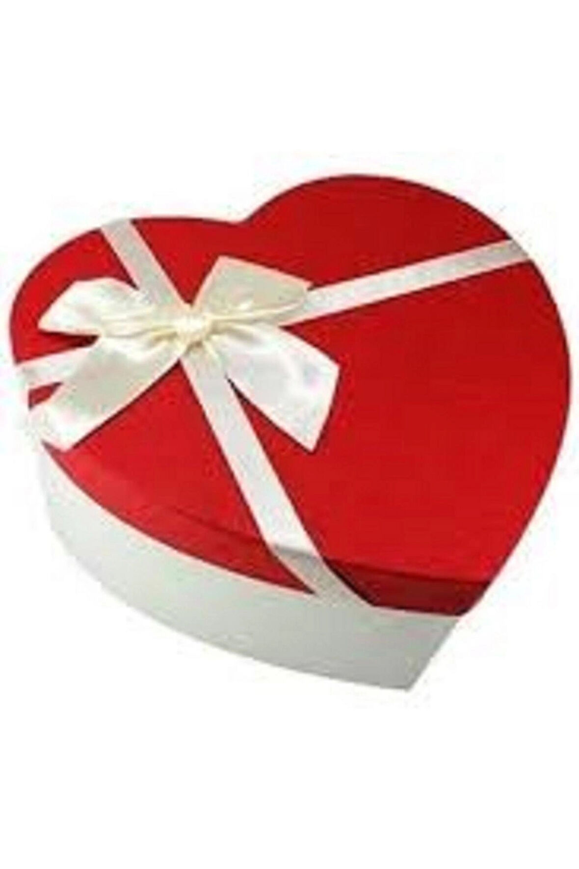 Hediye Kutu Kalpli 2 Farklı Boy Sevgililer Günü Hediye Kutusu