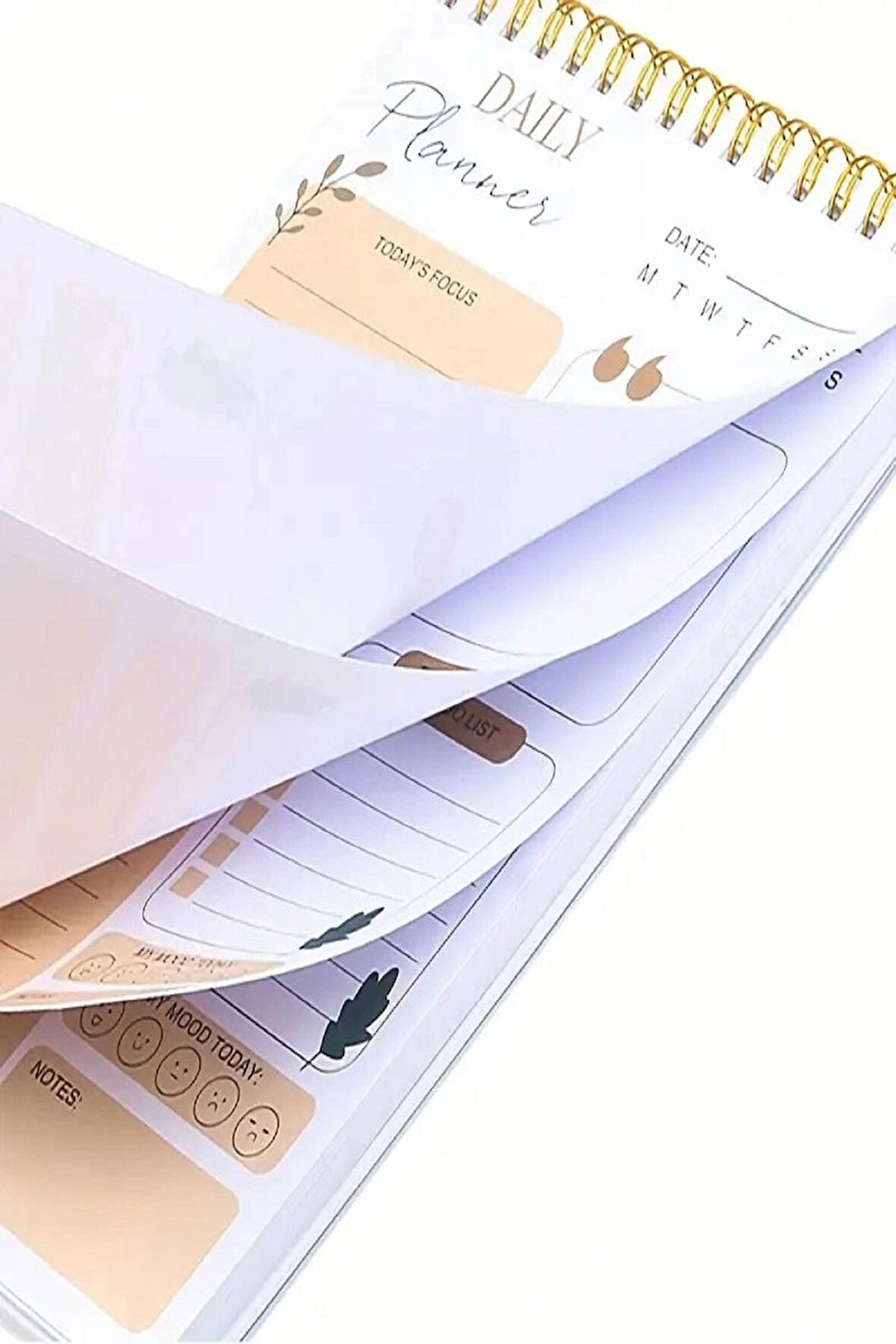 Günlük Planlayıcı Spiral Not Defteri