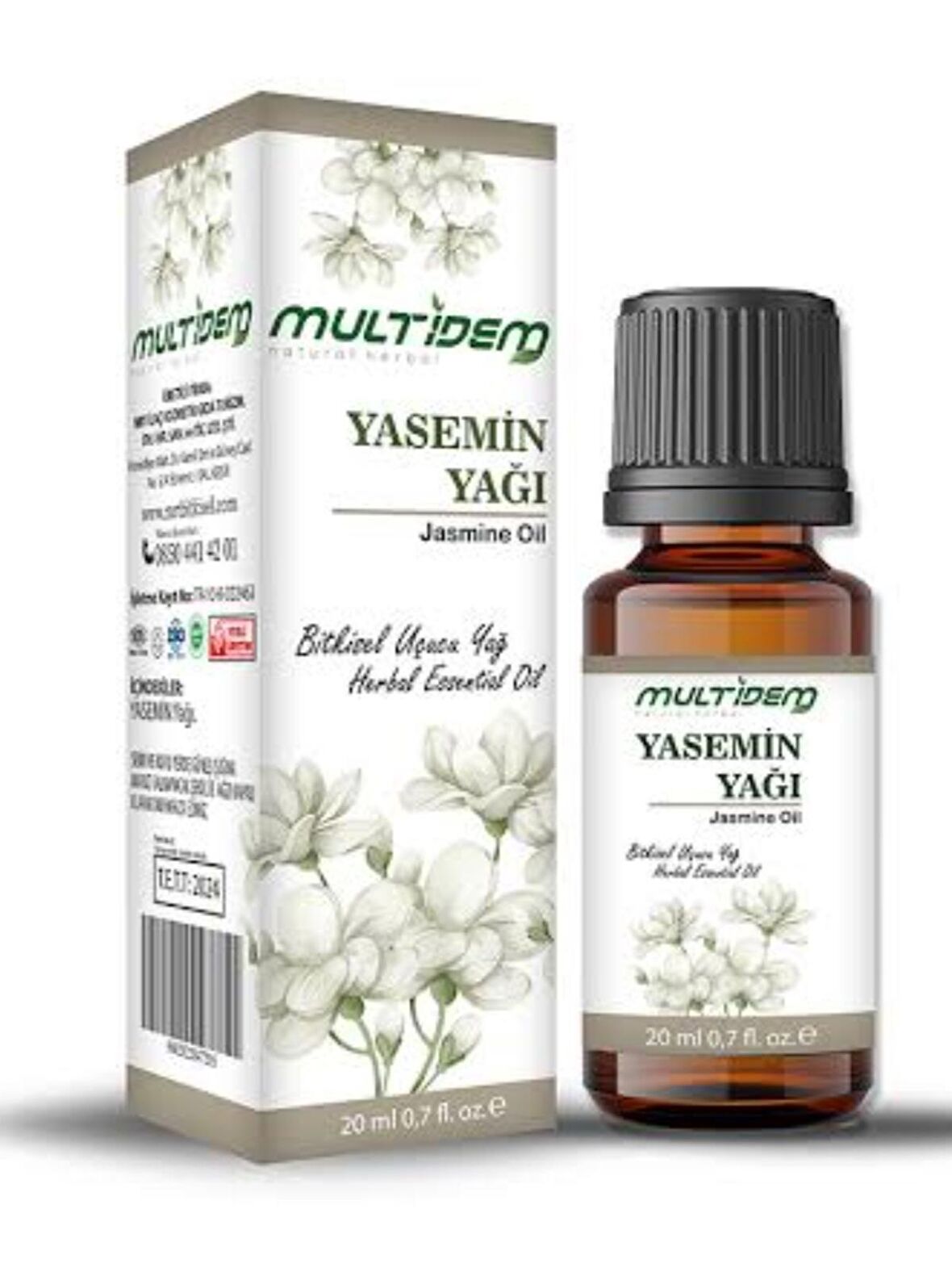 multidem Yasemin Yağı 20 Ml %100 Doğal