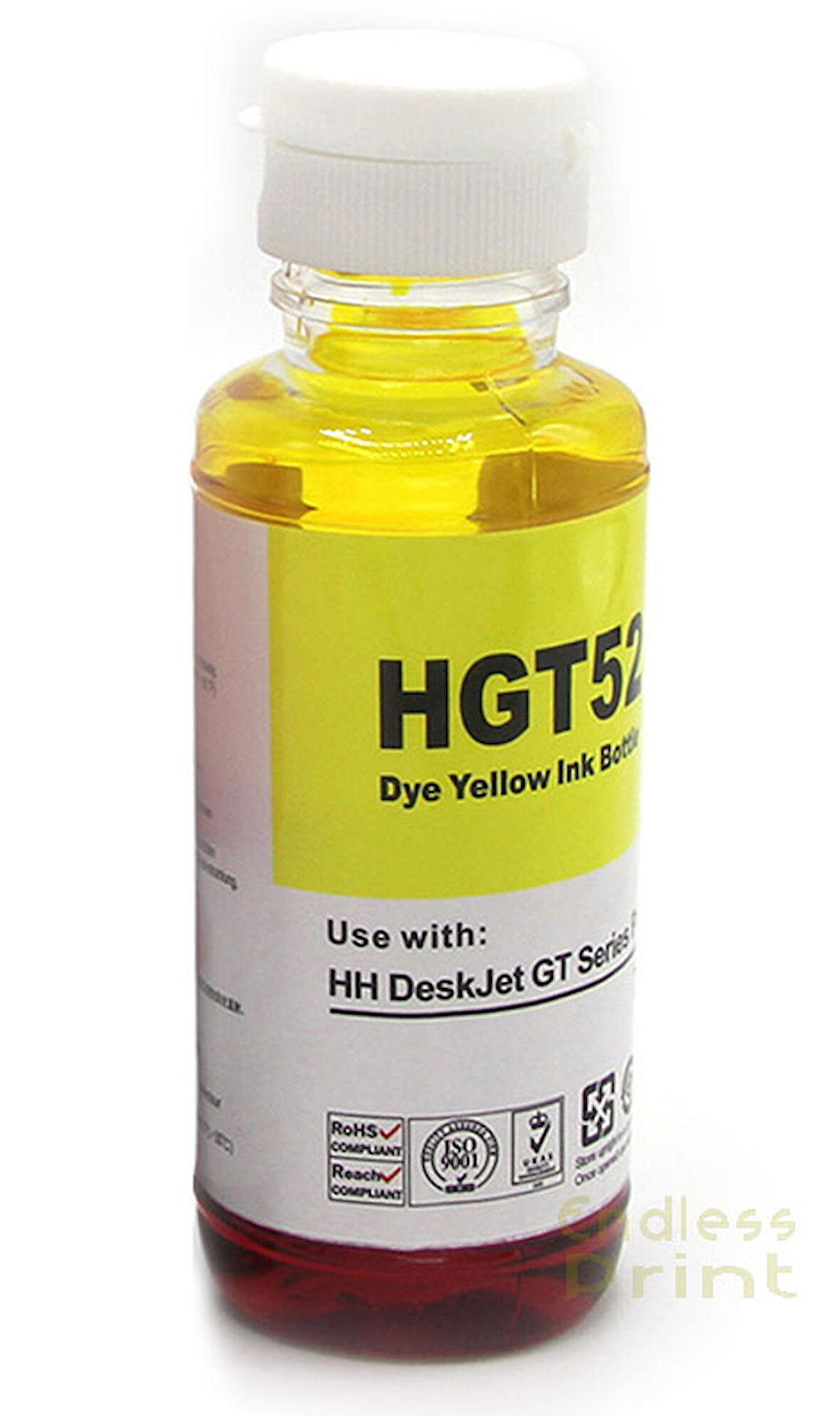 hementoner Mürekkep-Hp GT52XL Sarı Refill İnk.-90ml
