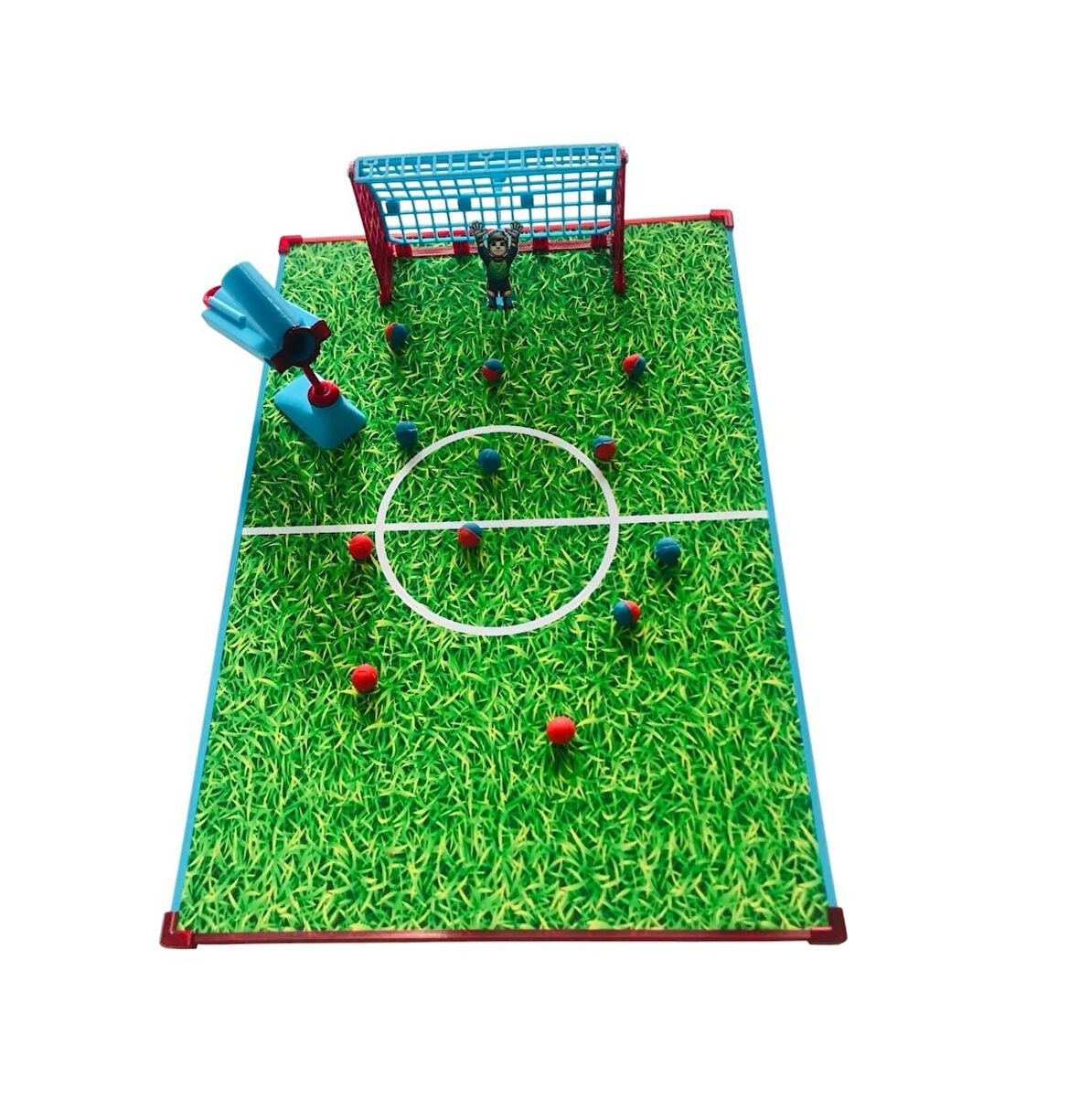 Oyun Hamuru ile Şut ve Gol (Bordo-Mavi)