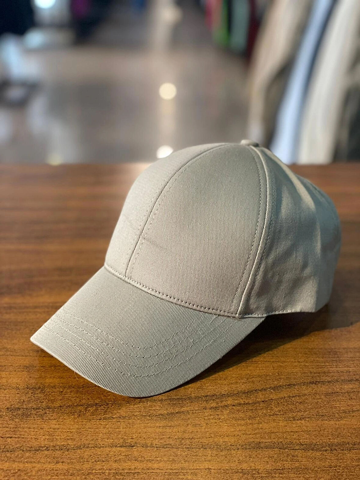 Bej Renk Pamuklu Basic Düz Model Unisex Cap Şapka