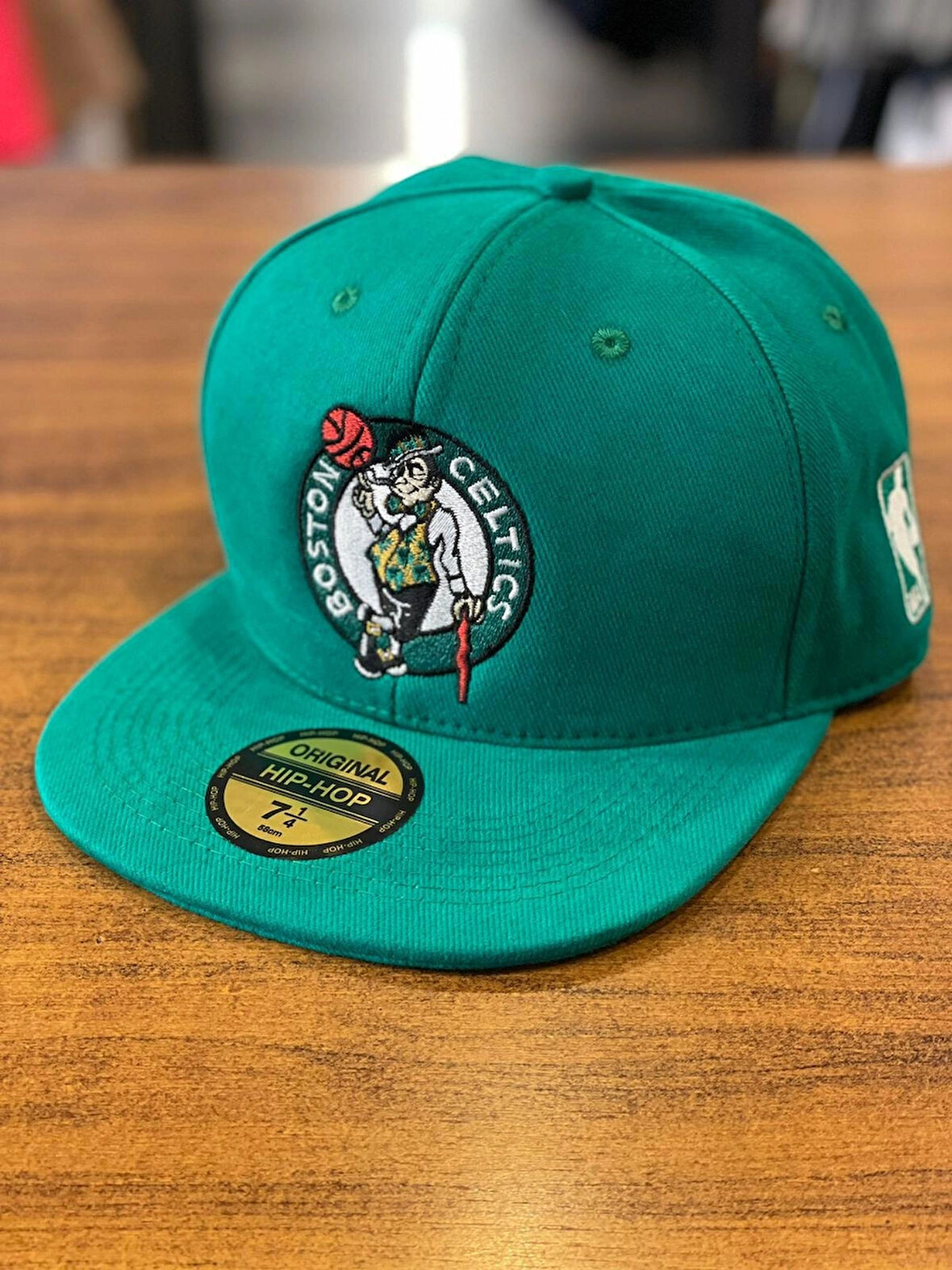 Boston Celtics NBA Nakışlı Unisex Yeşil Renk Hip Hop Snapback Rapper Basket Cap Şapka