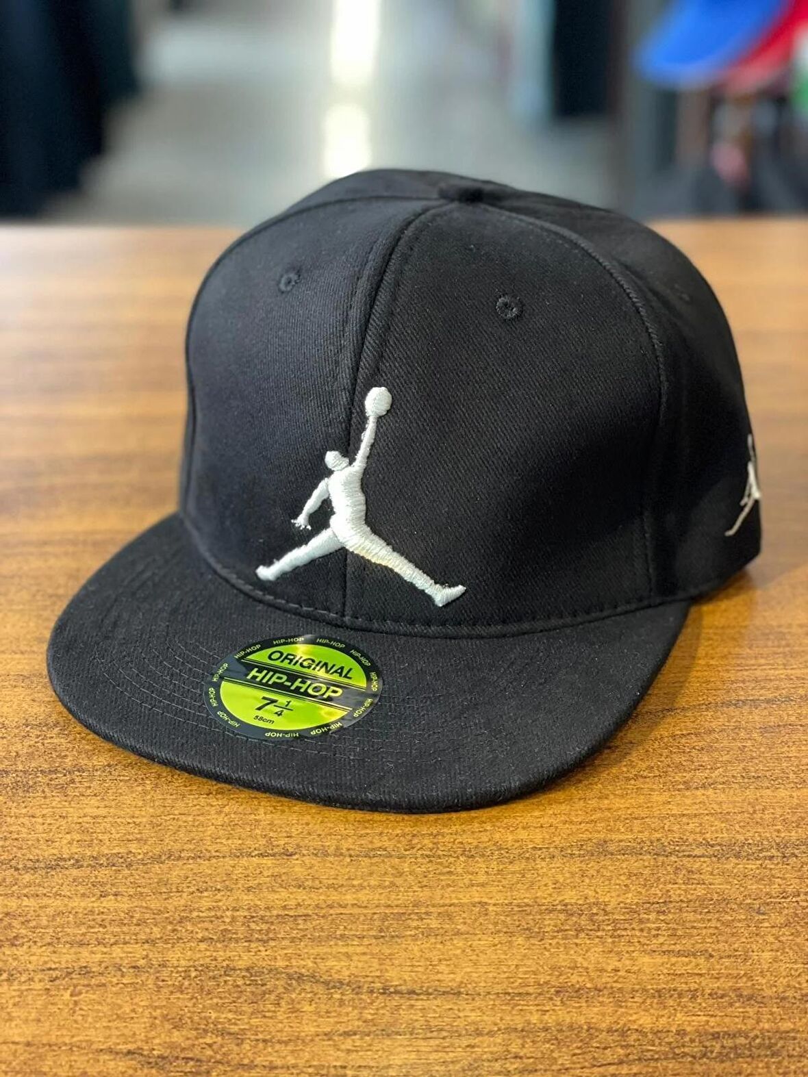 Jordan Air Siyah Hiphop Snapback Rapper Basket Cap Şapka