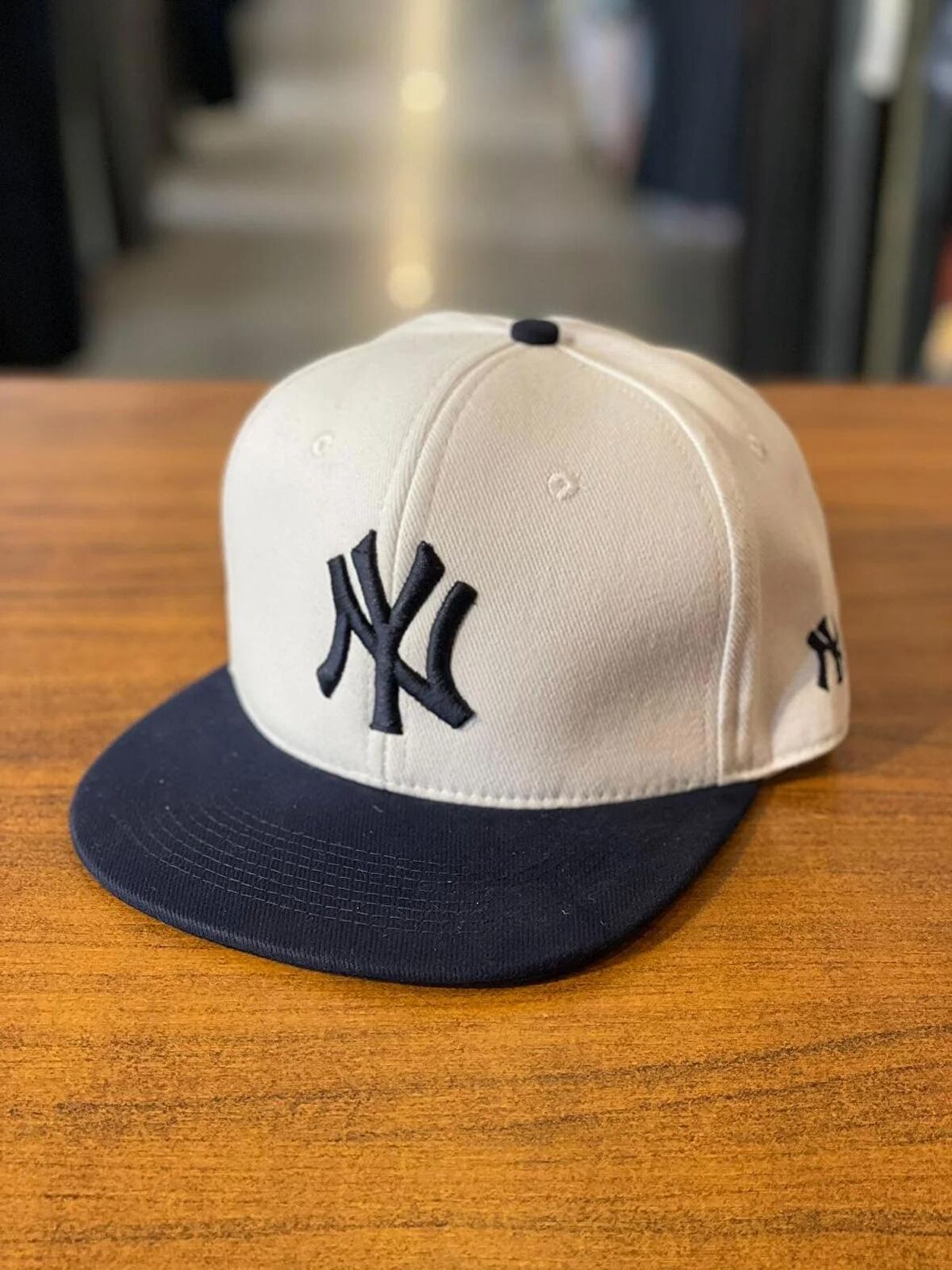 NY Yankees Beyaz Renk Hiphop Snapback Rapper Basket Cap Şapka