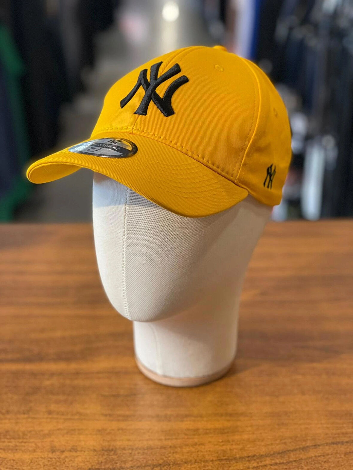 NY Yankees Nakışlı Trucker Beyzbol Model Sarı Renk Pamuklu Cap Şapka