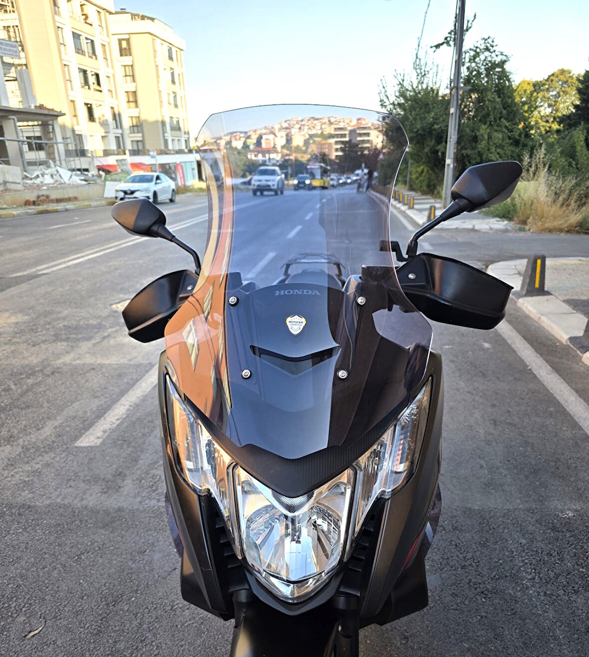 MOTOCAM Honda NC 750 D İntegra Siperlik Ön Cam 2014-2020 Model 68cm Füme Renkli 4mm