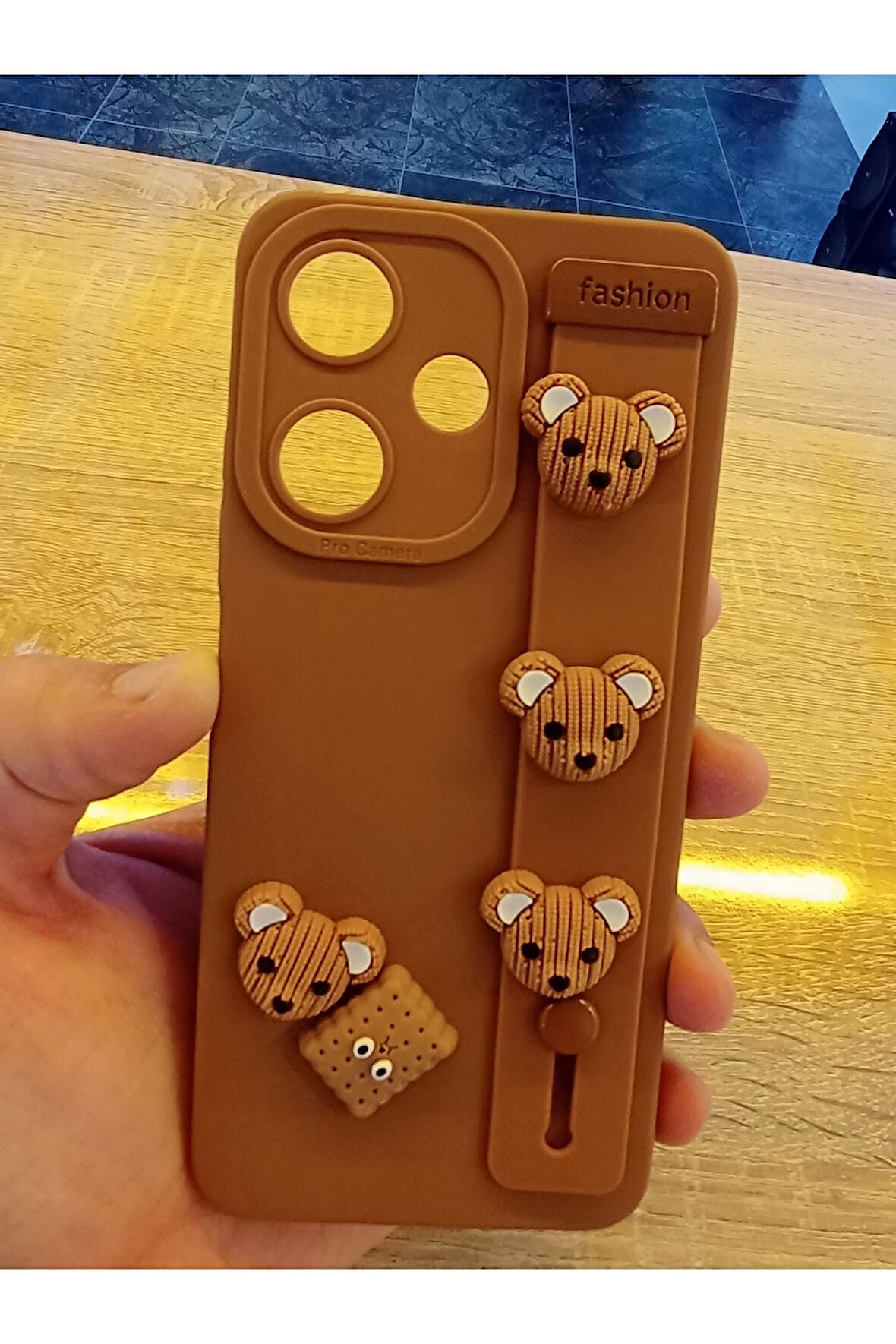 Infinix Hot 30 Uyumlu Bobby Kapak El Tutmalı Kamera Korumalı Kılıf