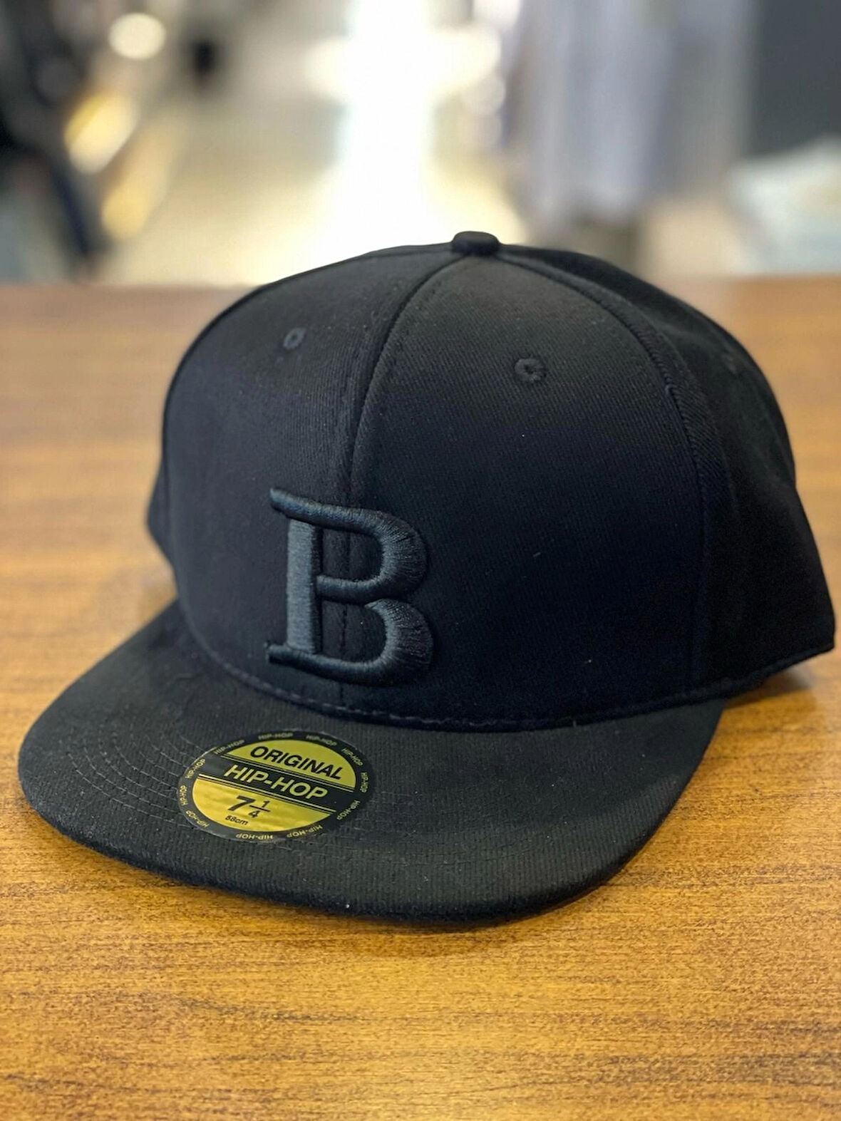Hip Hop Snapback Rapper Basket Cap Şapka B Nakış Unisex 