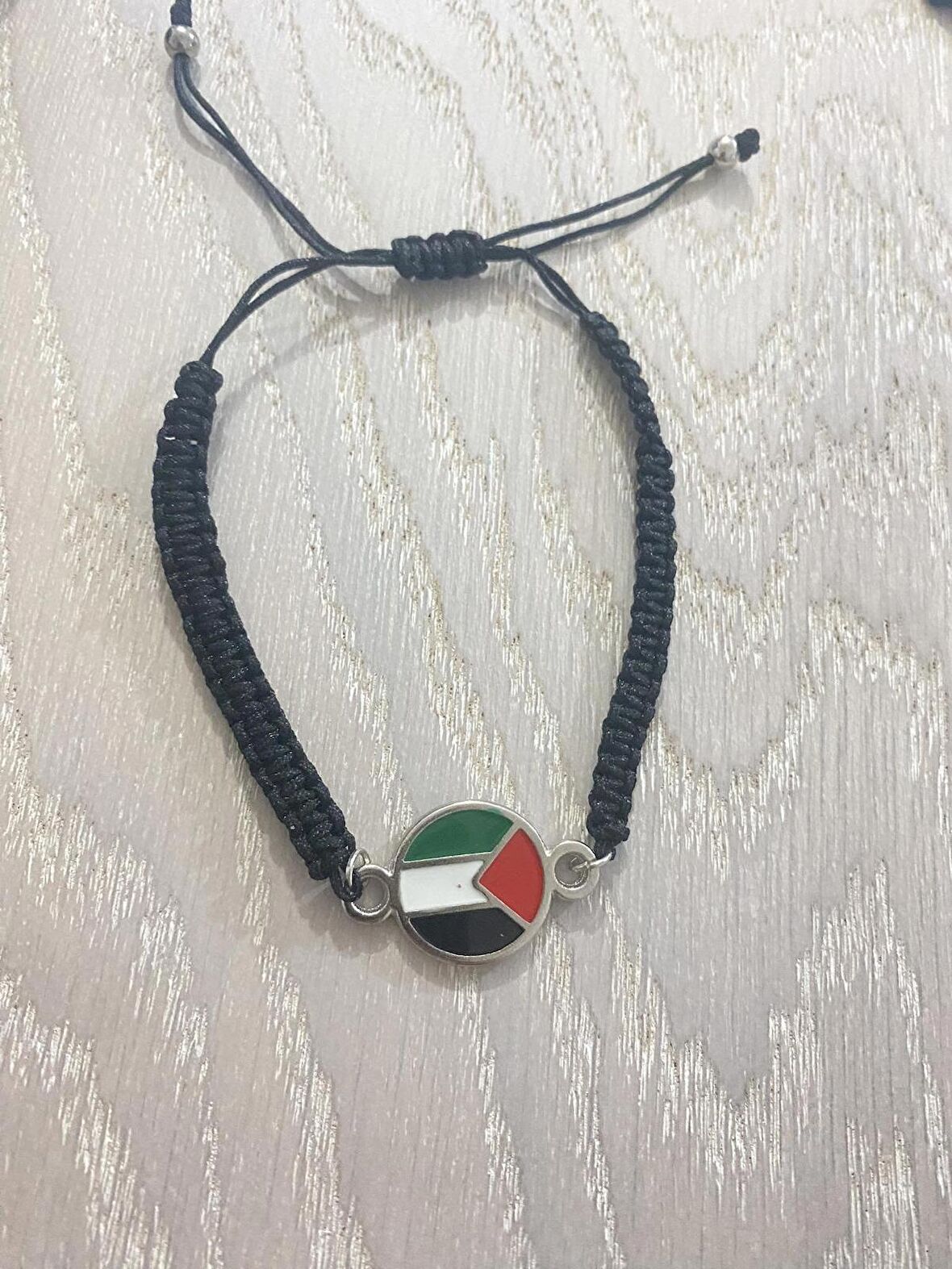 Filistin ( Kudüs Palestine ) Metal Bileklik ( Bileğe Göre Ayarlanabilir.