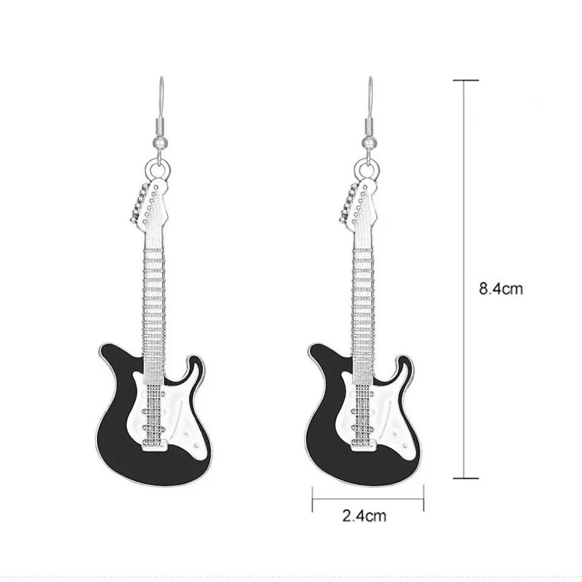 Gitar Küpe Siyah