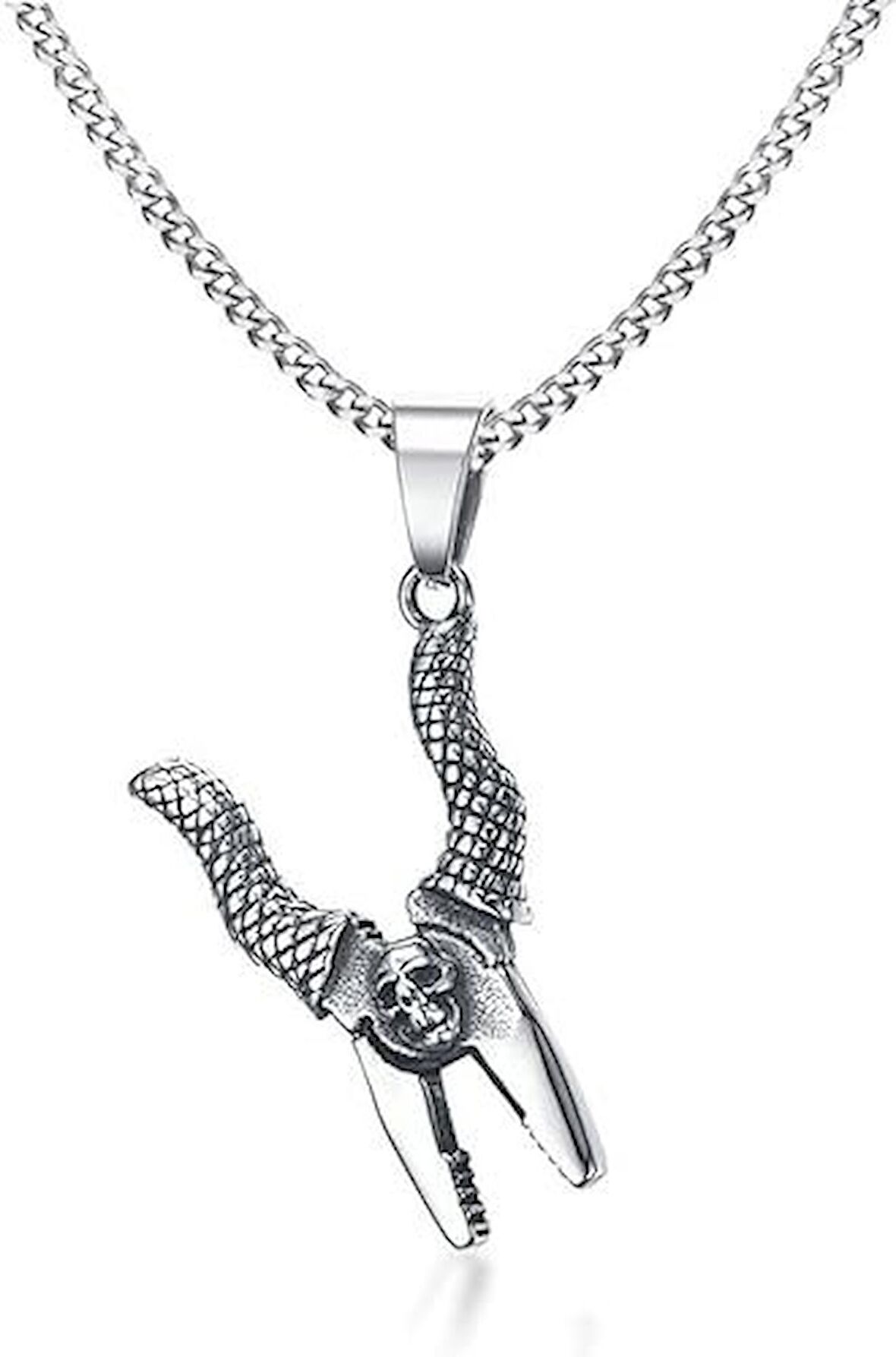 Pense Tamir Tamirci Çelik Kolye 