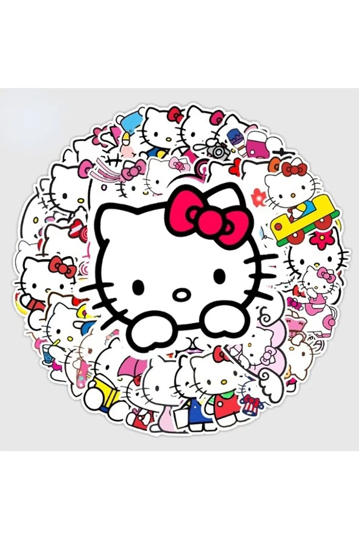 Hello Kitty Sticker Etiket Seti 25 Adet Rastgele Seçim