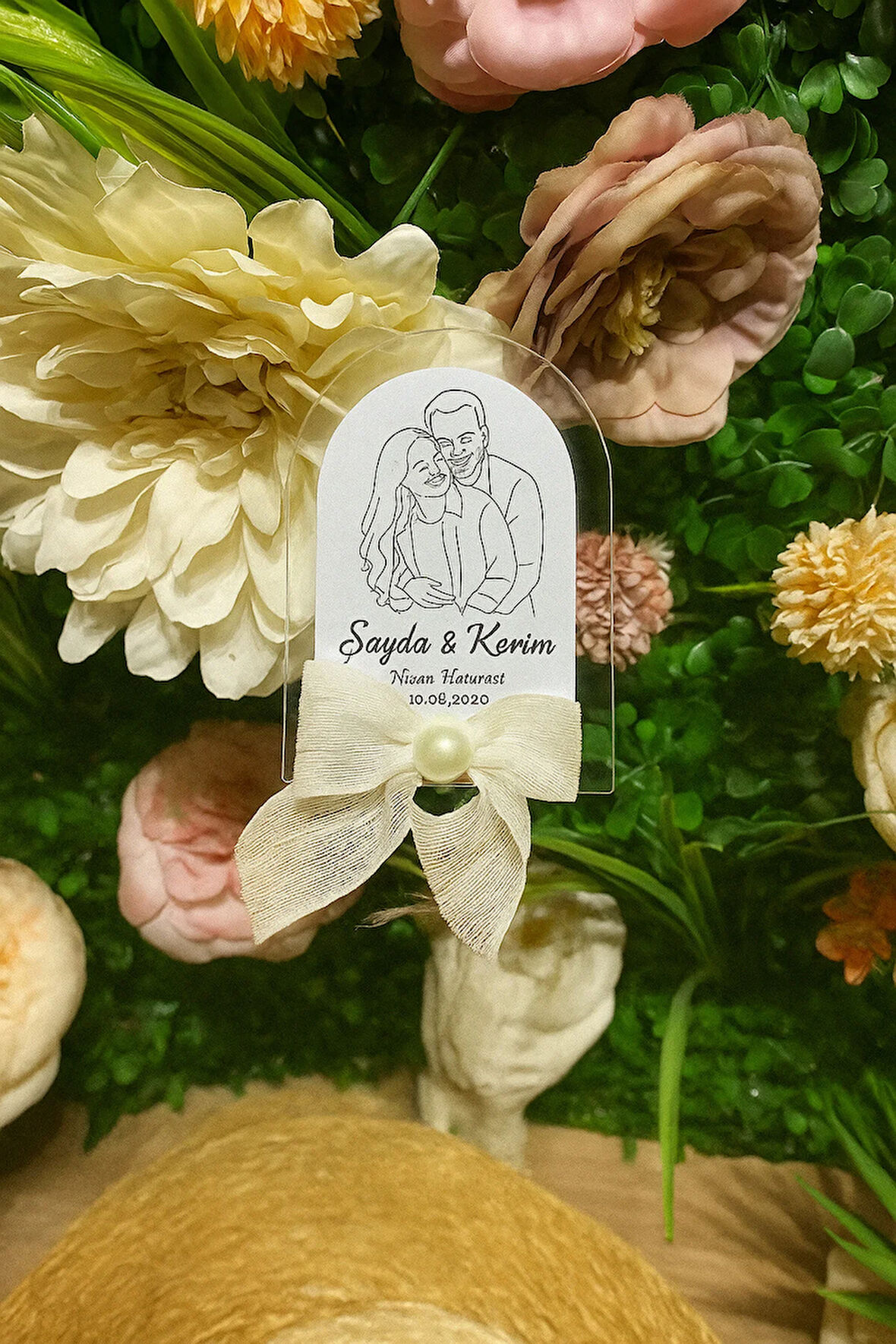 UV Baskı Pleksi Magnet Söz, Nişan, Nikah, Düğün, Kına 10 Adet