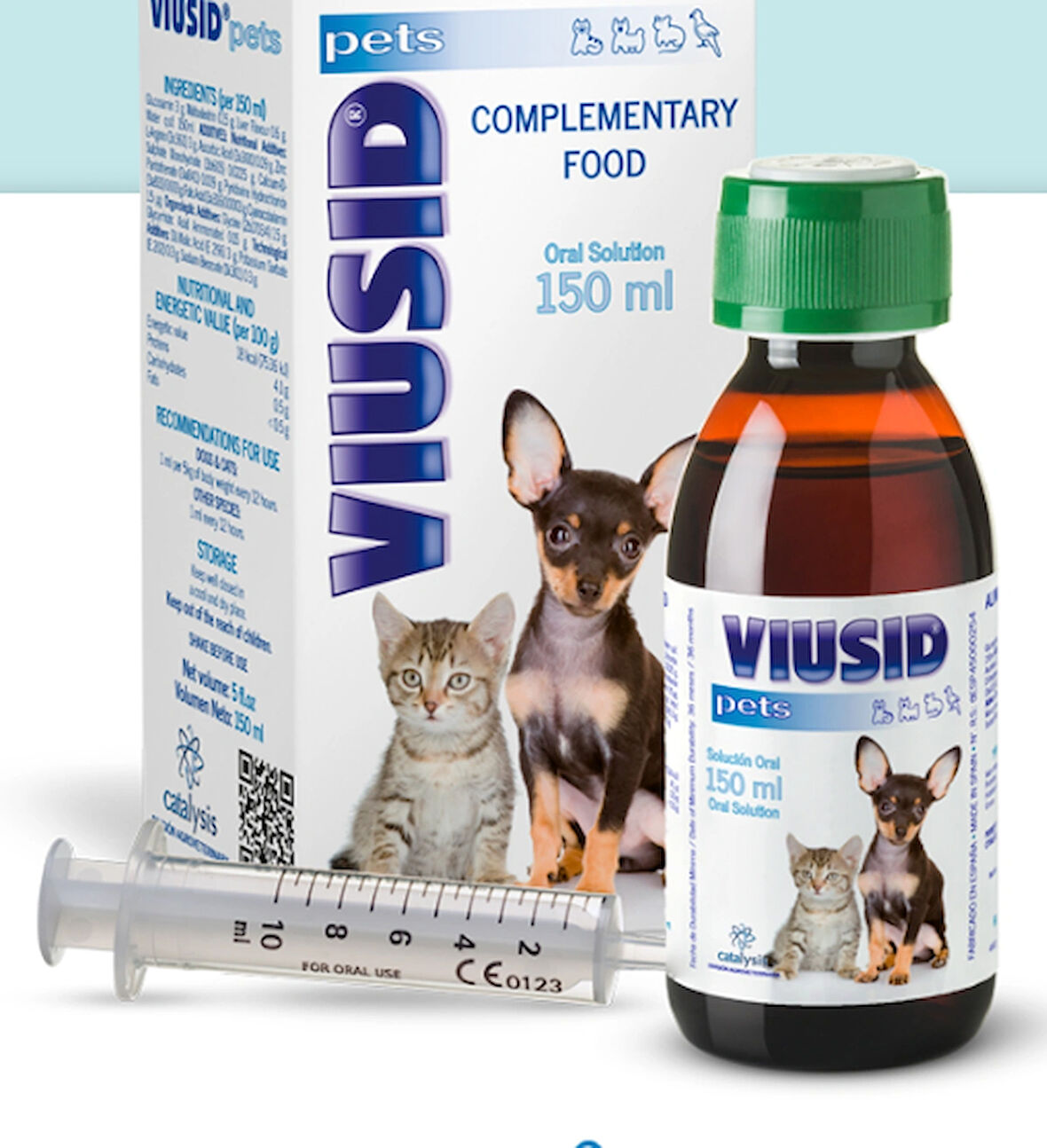 Catalysis Viusid Kedi Köpek Bağışıkıık Sistemi Desteği Vitamin 150 ml