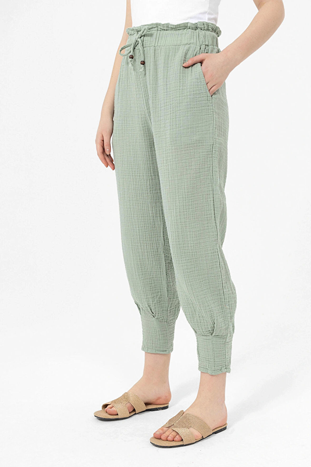 Müslin Cennet Pantalon - 2030