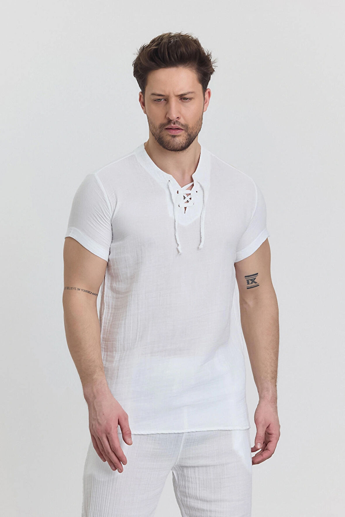 Müslin Alaçatı Gömlek - 4070