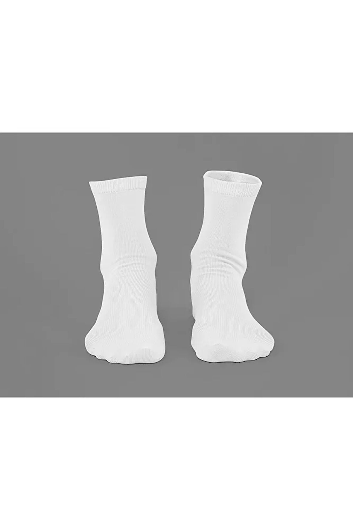 Fitilli Likralı Unisex Pamuklu Kolej Çorap