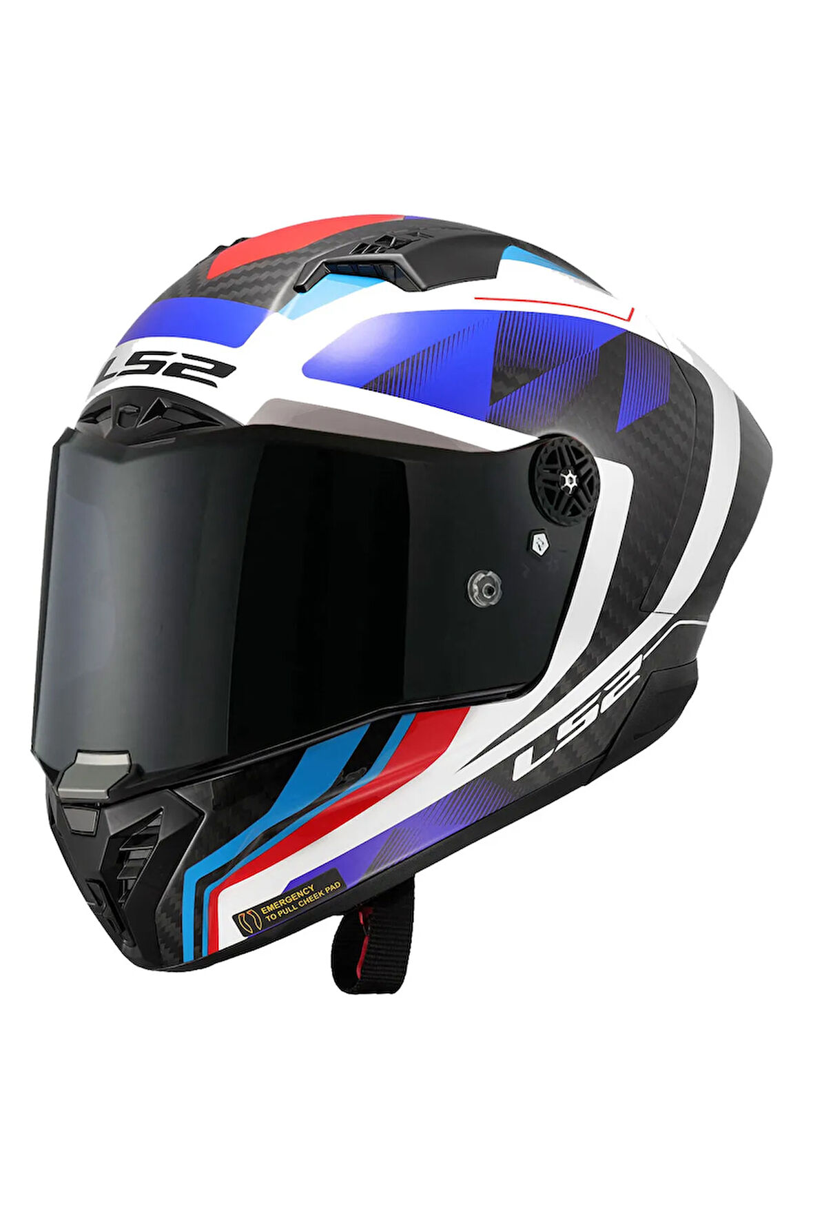 THUNDER KARBON GP AERO RAUTE MAVİ-KIRMIZI KASK