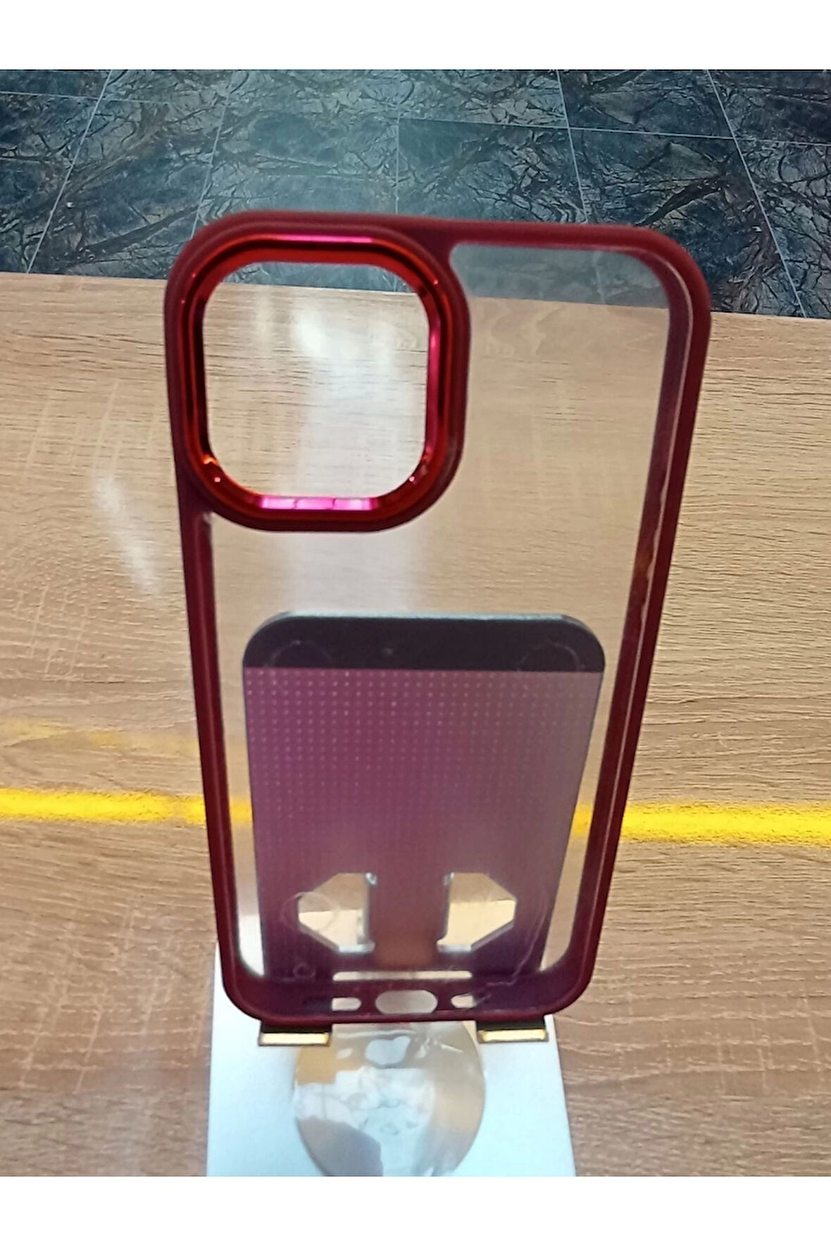 İPhone 11 Uyumlu Kenarları Renkli Kapak Arkası Şeffaf Hux Kılıf