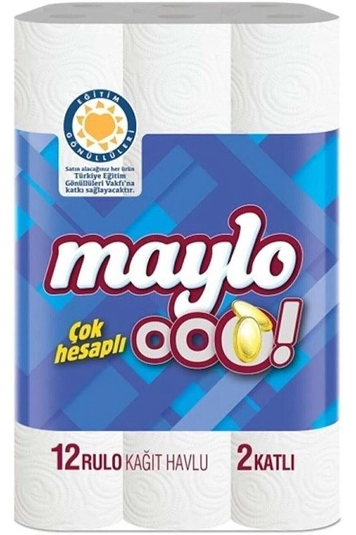 MAYLO Kağıt Havlu Çift Katlı 12 Rulo