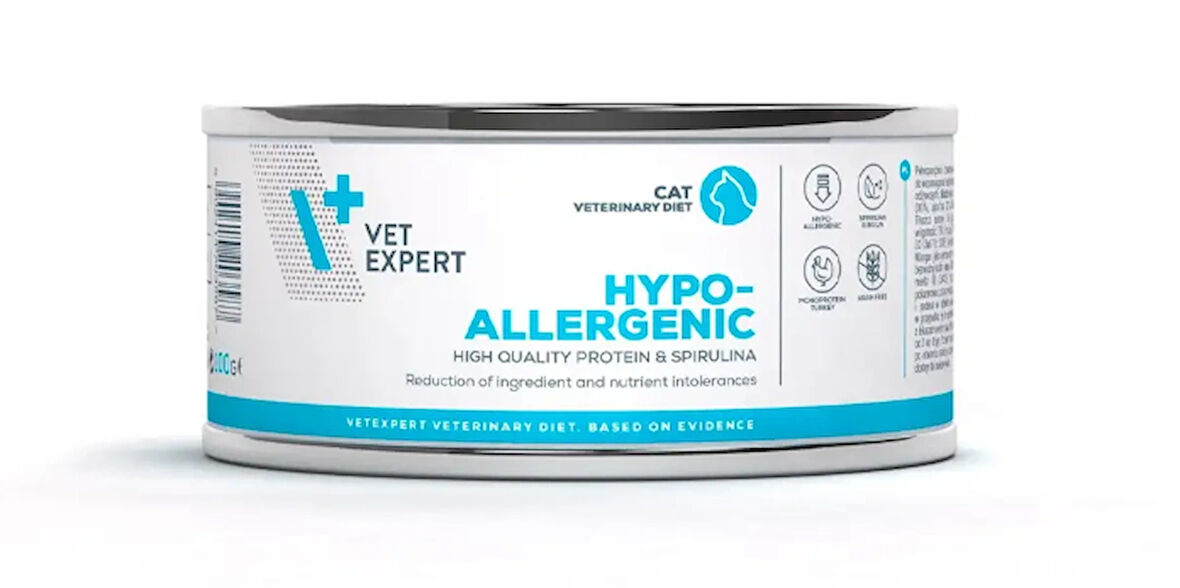 Vet Expert | V+ Hypoallergenic Cat Can Food 100g