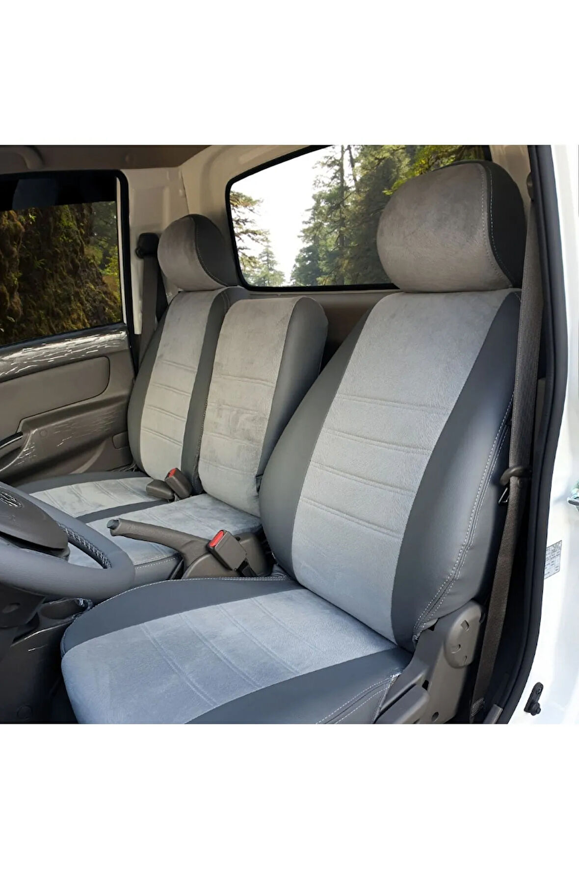 Hyundai H100 Araca Özel Oto Koltuk Kılıfı - Tay Tüyü ve 1. Kalite Deri